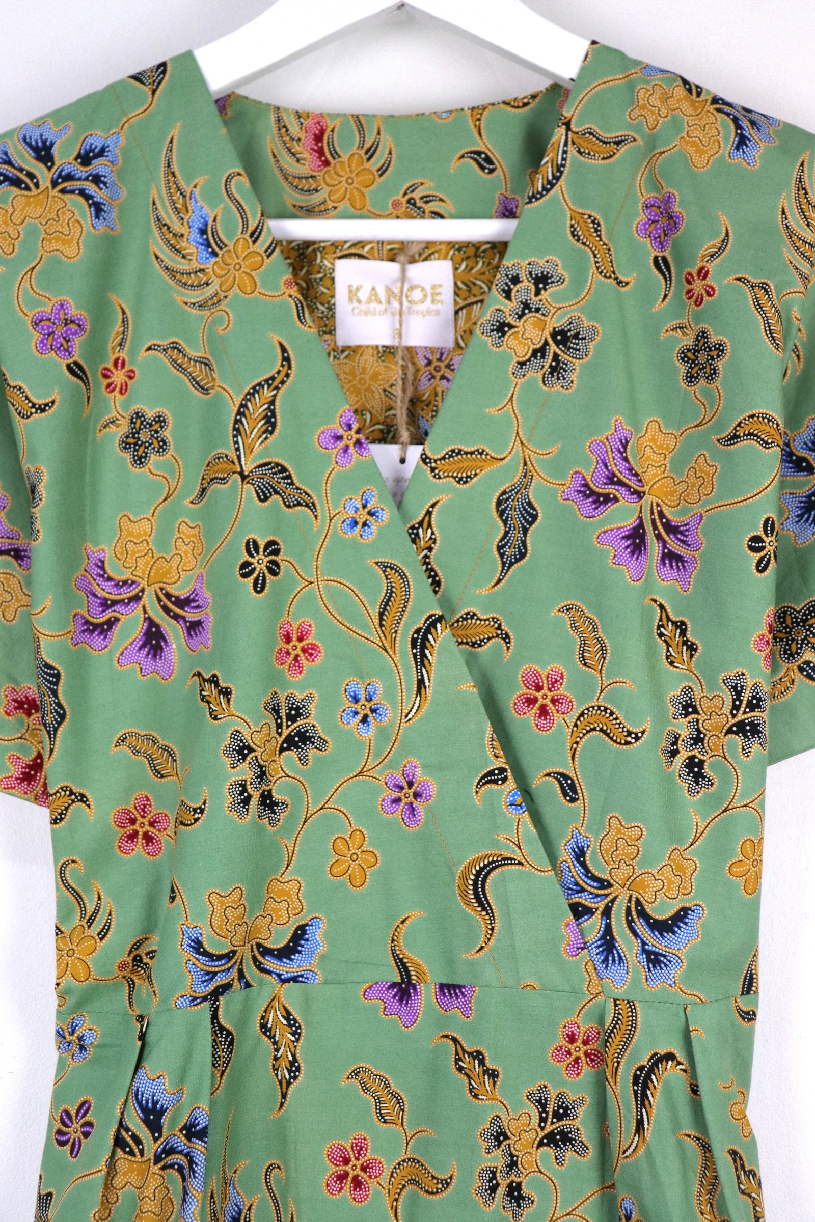 Kimono Wrap Dress [ Short ] - Matcha Grove