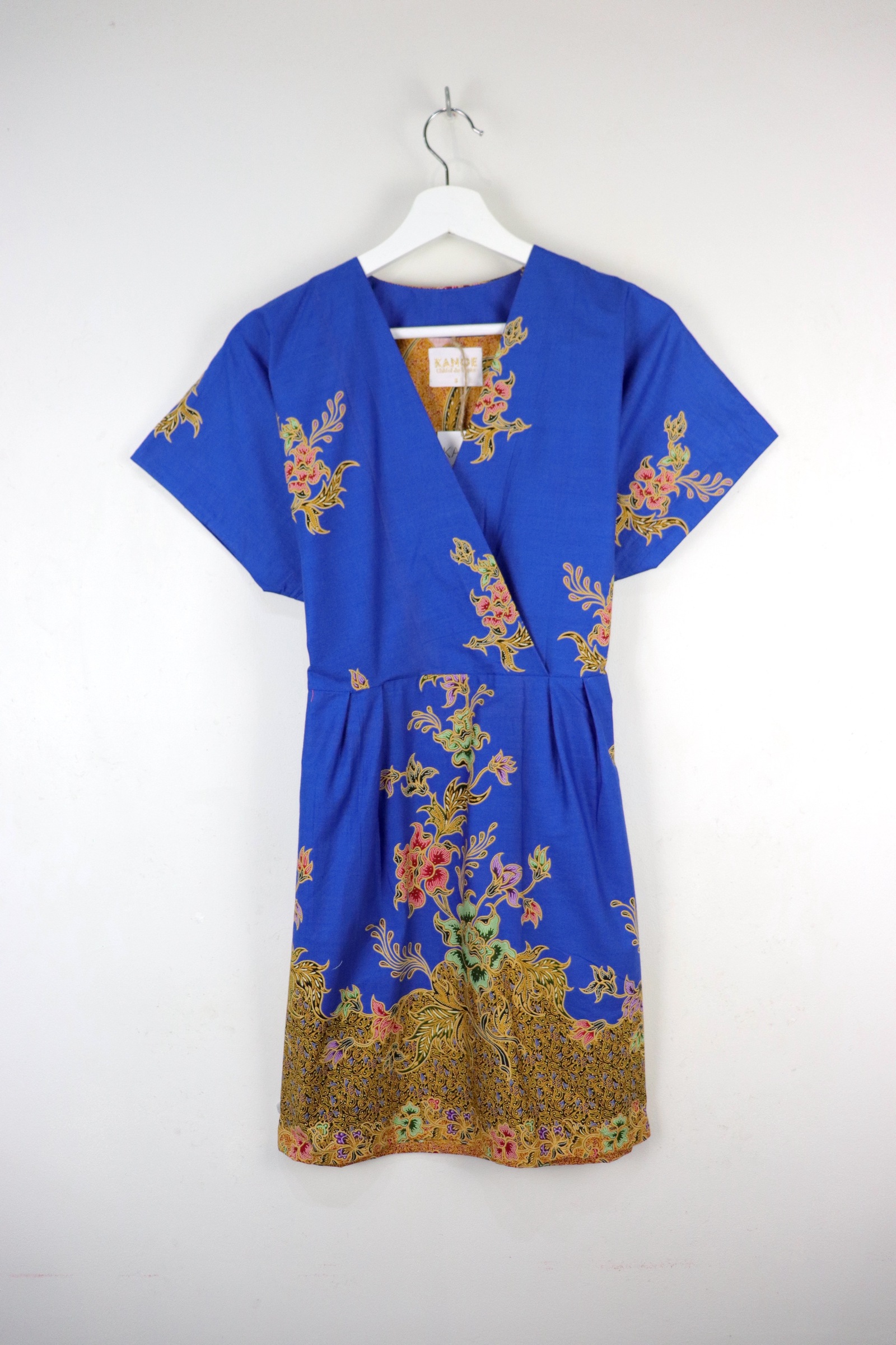 Kimono Wrap Dress [ Short ] - Columbine Mist
