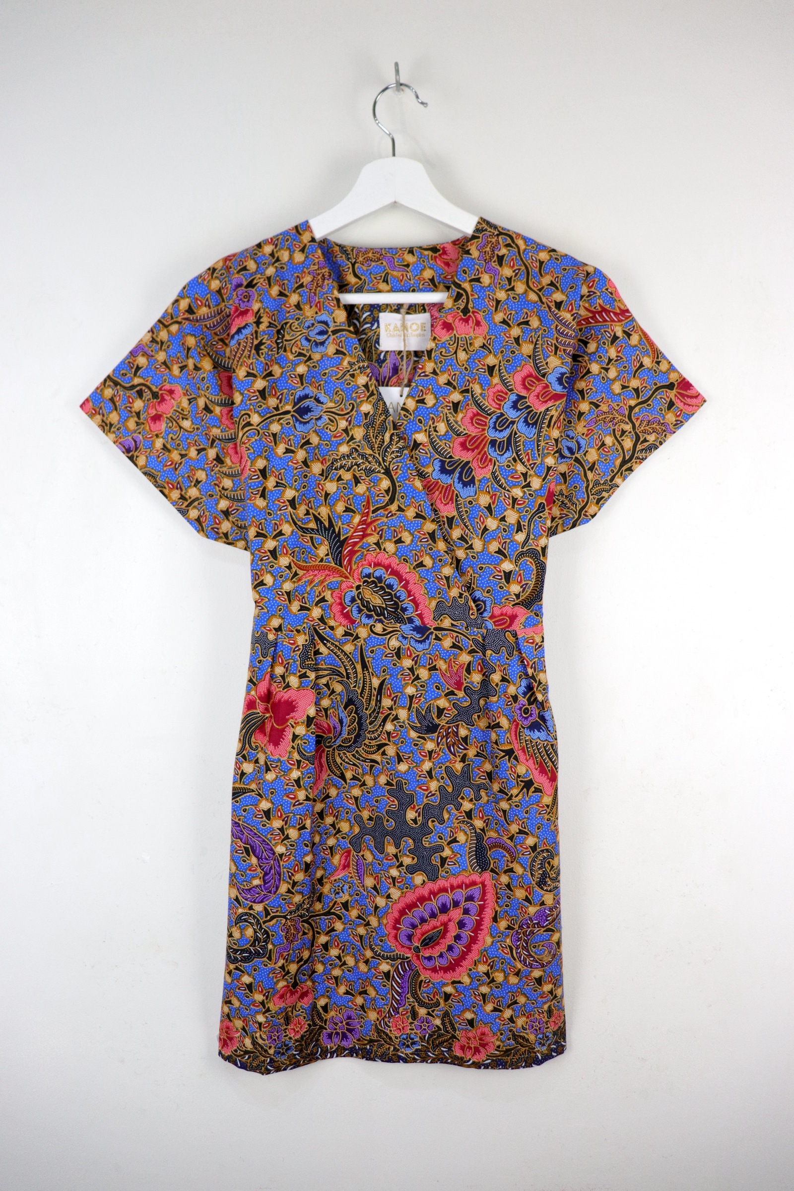 Kimono Wrap Dress [ Short ] - Sumire Blue