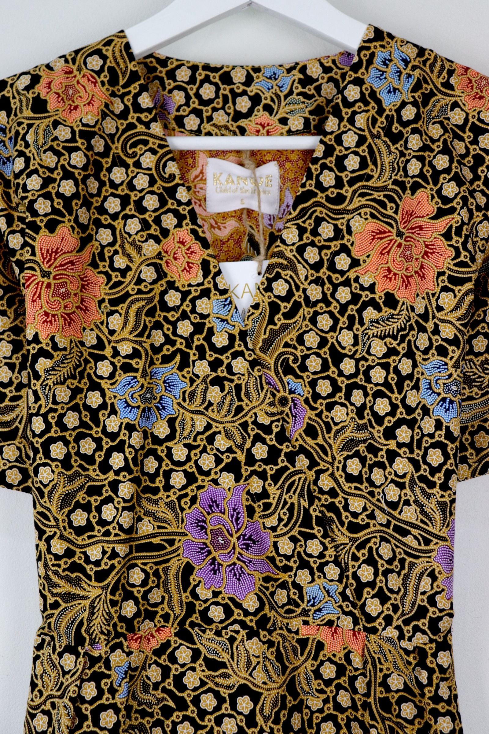 Kimono Wrap Dress [ Short ] - Floral Oasis