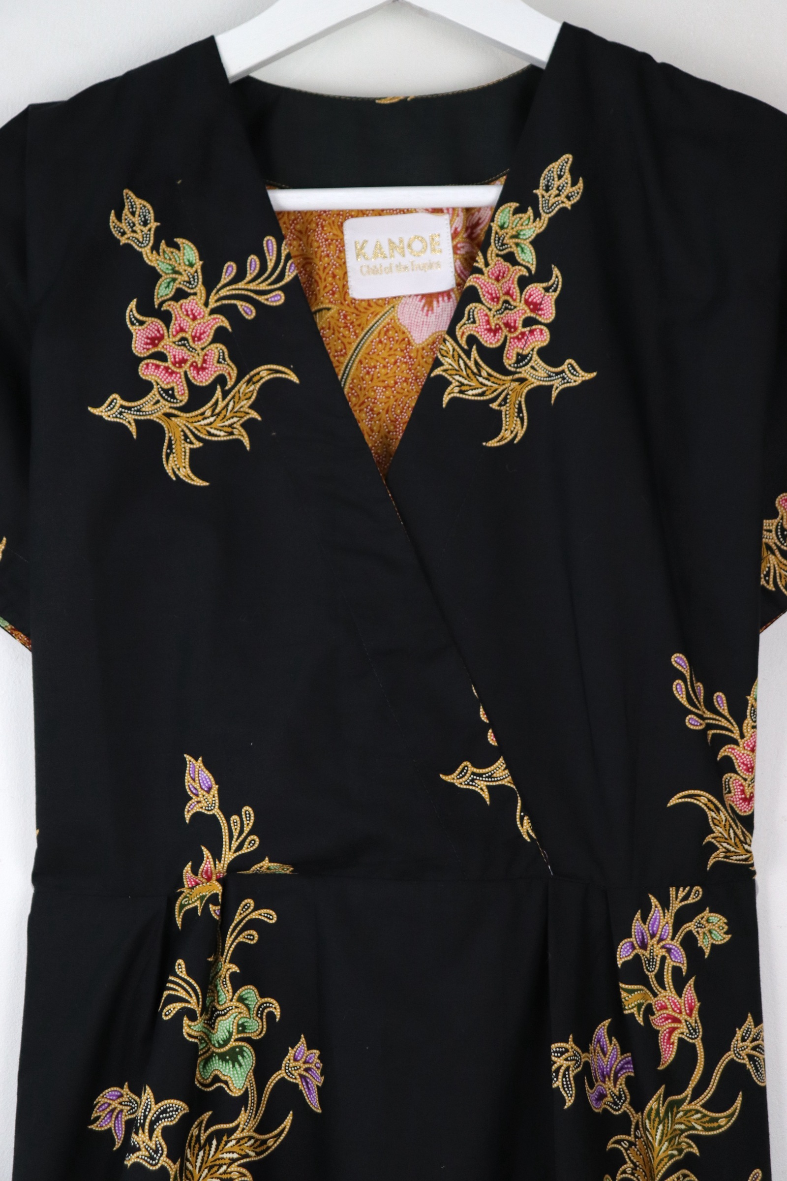 Kimono Wrap Dress [ Short ] - Ebony Zen