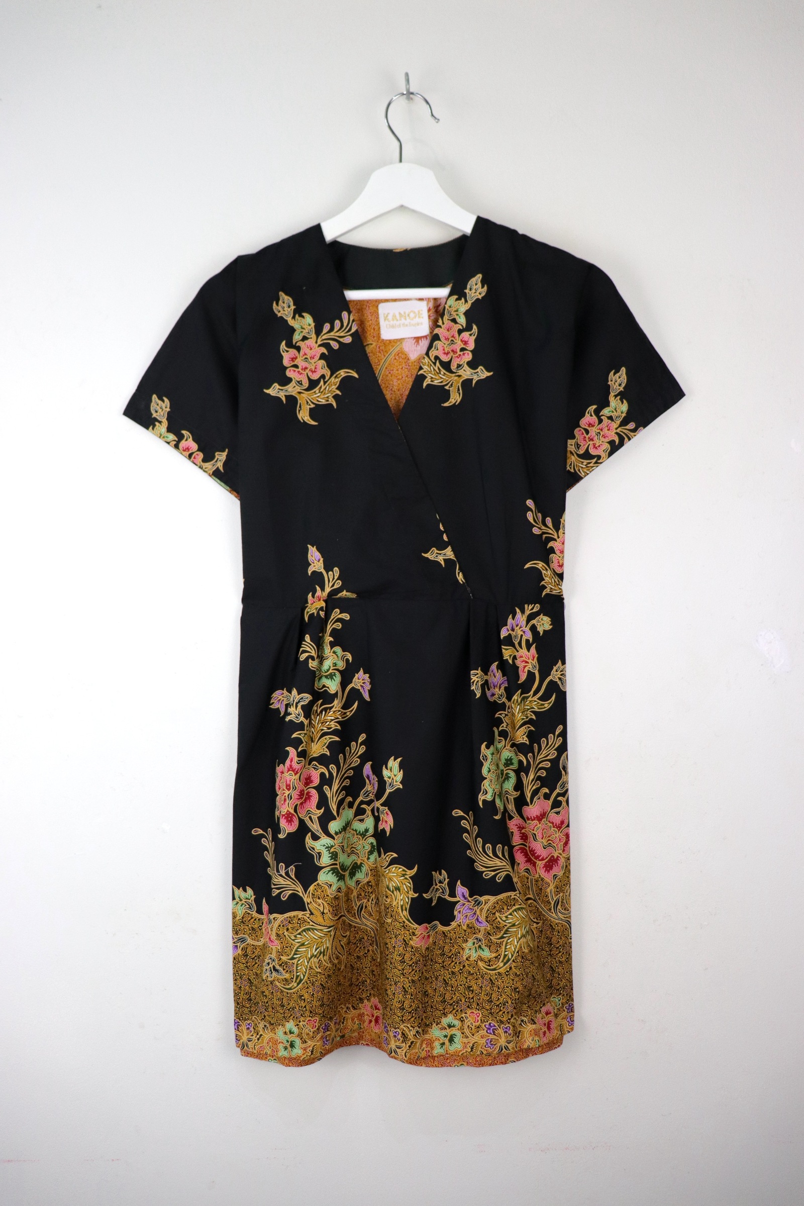Kimono Wrap Dress [ Short ] - Ebony Zen