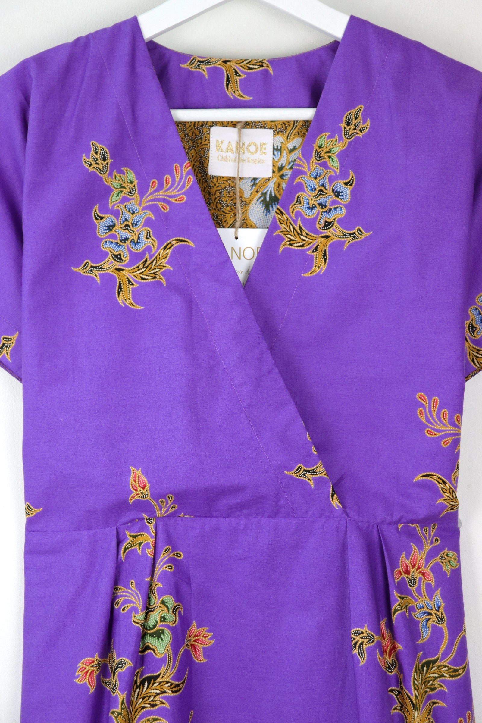 Kimono Wrap Dress [ Short ] - Usubeni Lavender