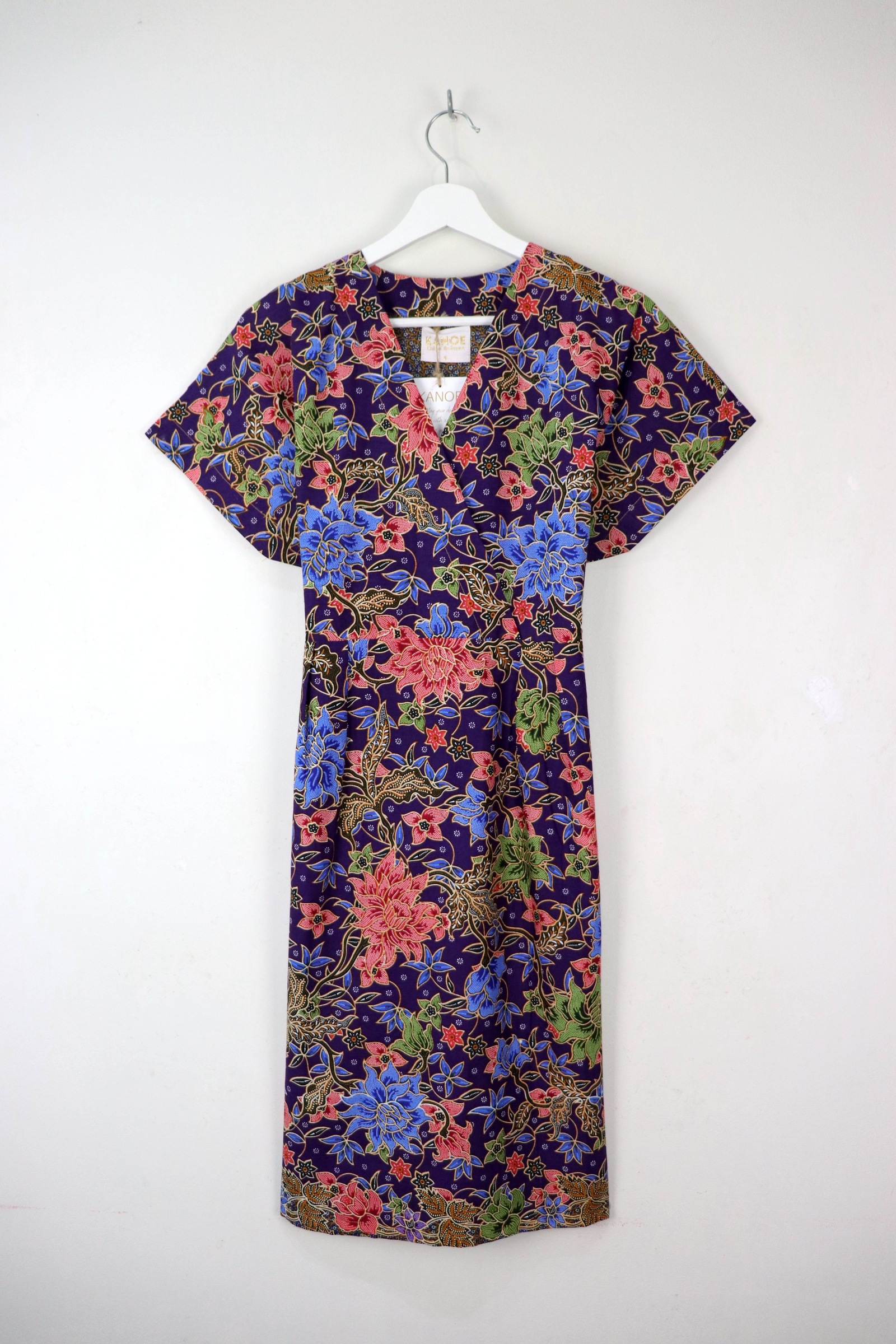 Kimono Wrap Dress - Foxglove