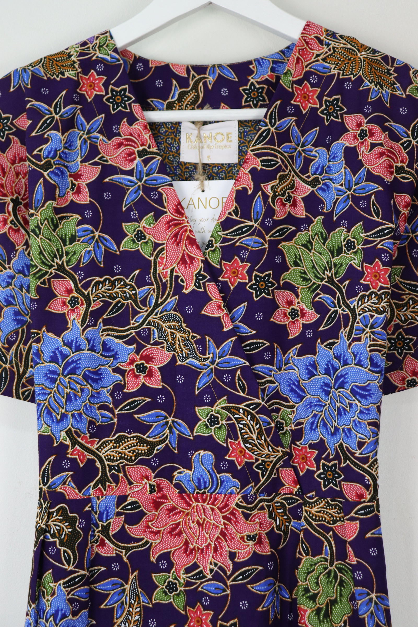 Kimono Wrap Dress - Foxglove