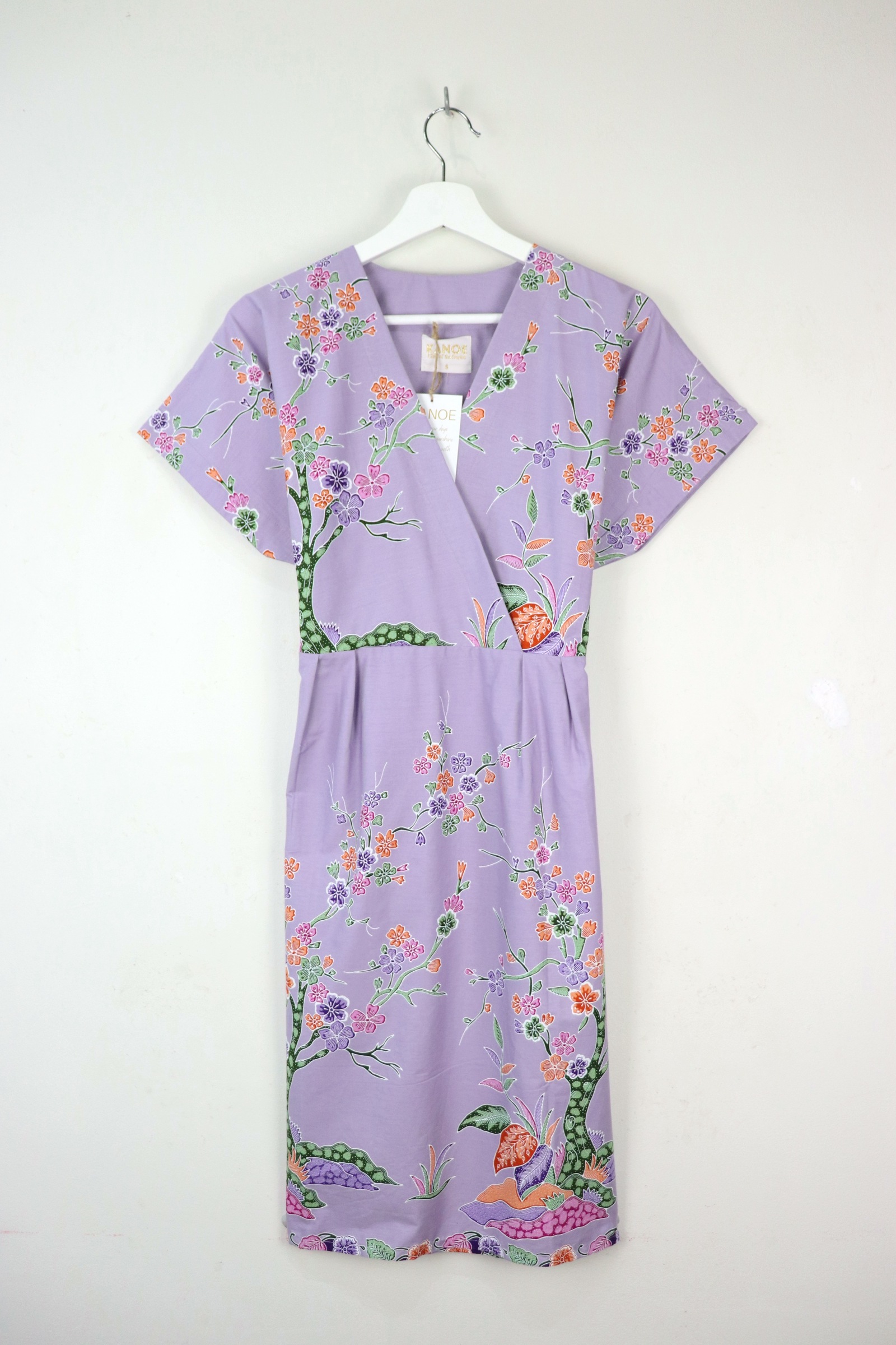 Kimono Wrap Dress - Lavender