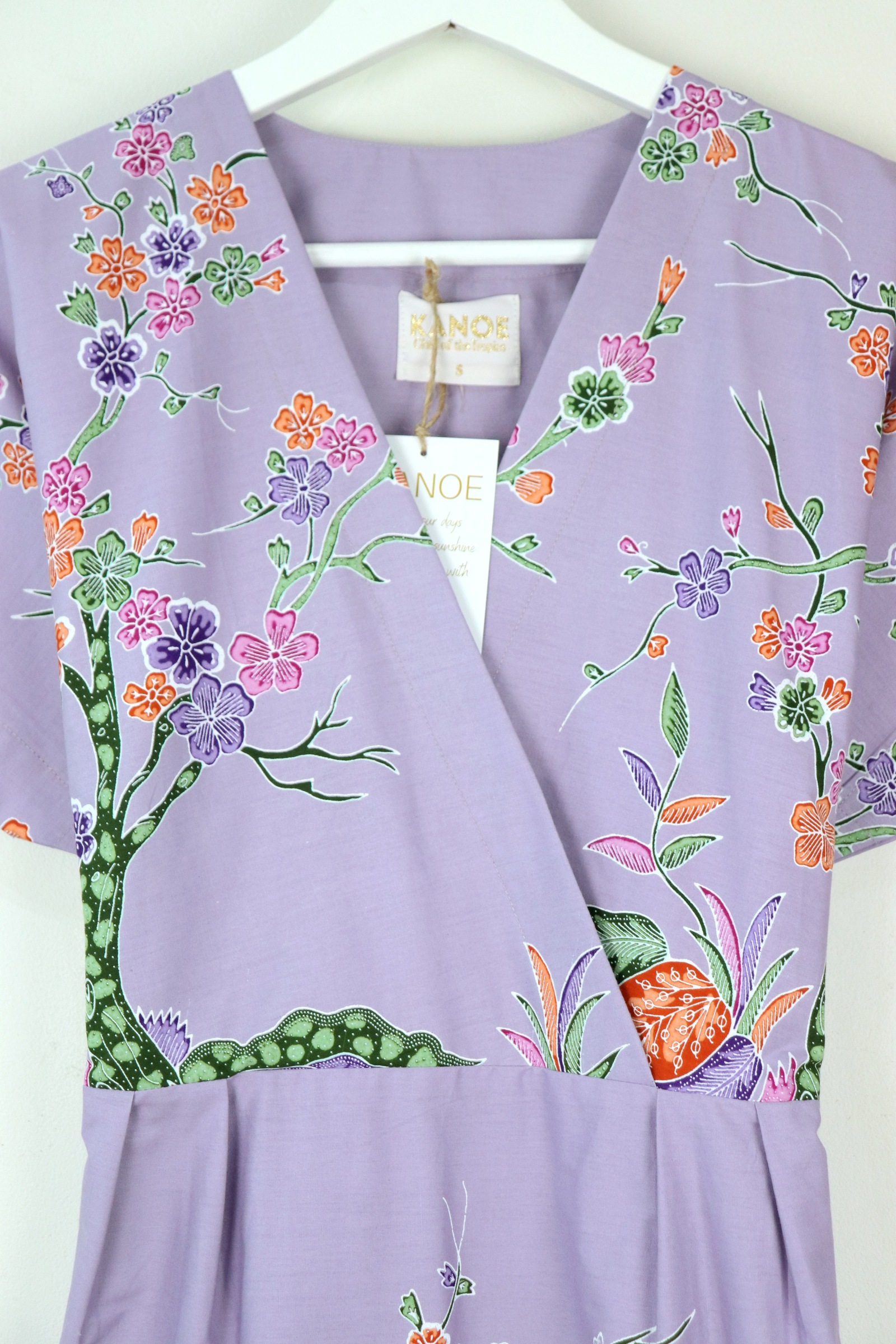 Kimono Wrap Dress - Lavender