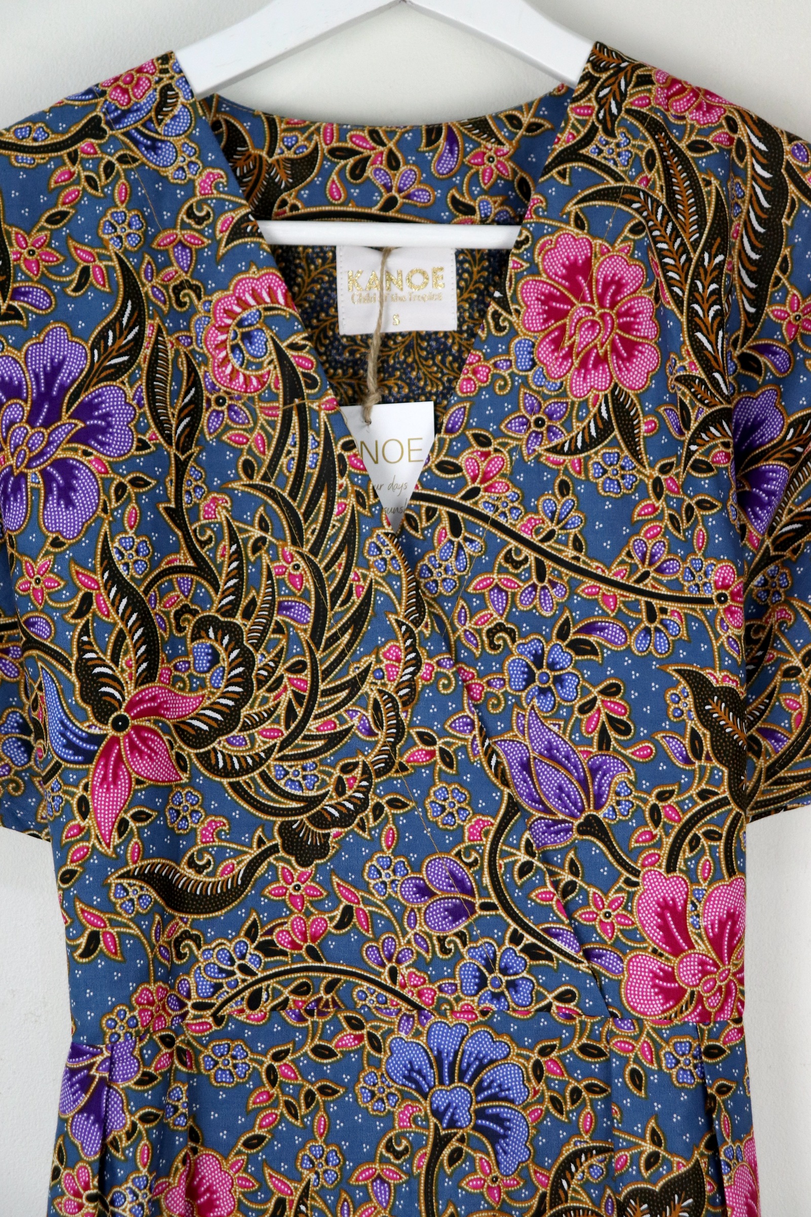 Kimono Wrap Dress - Lupine