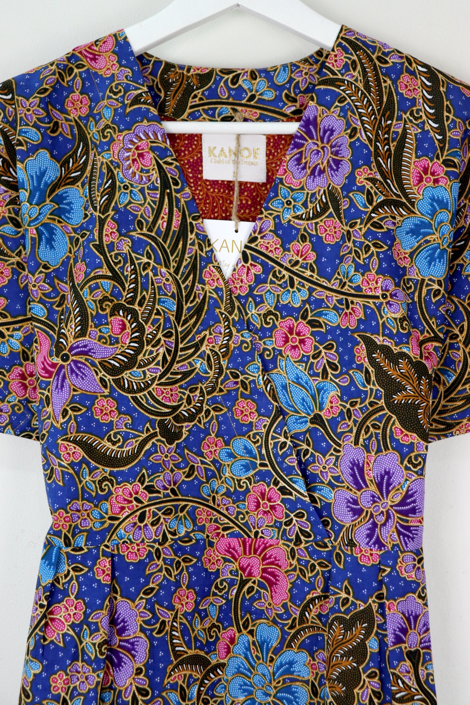 Kimono Wrap Dress - Hydrangea