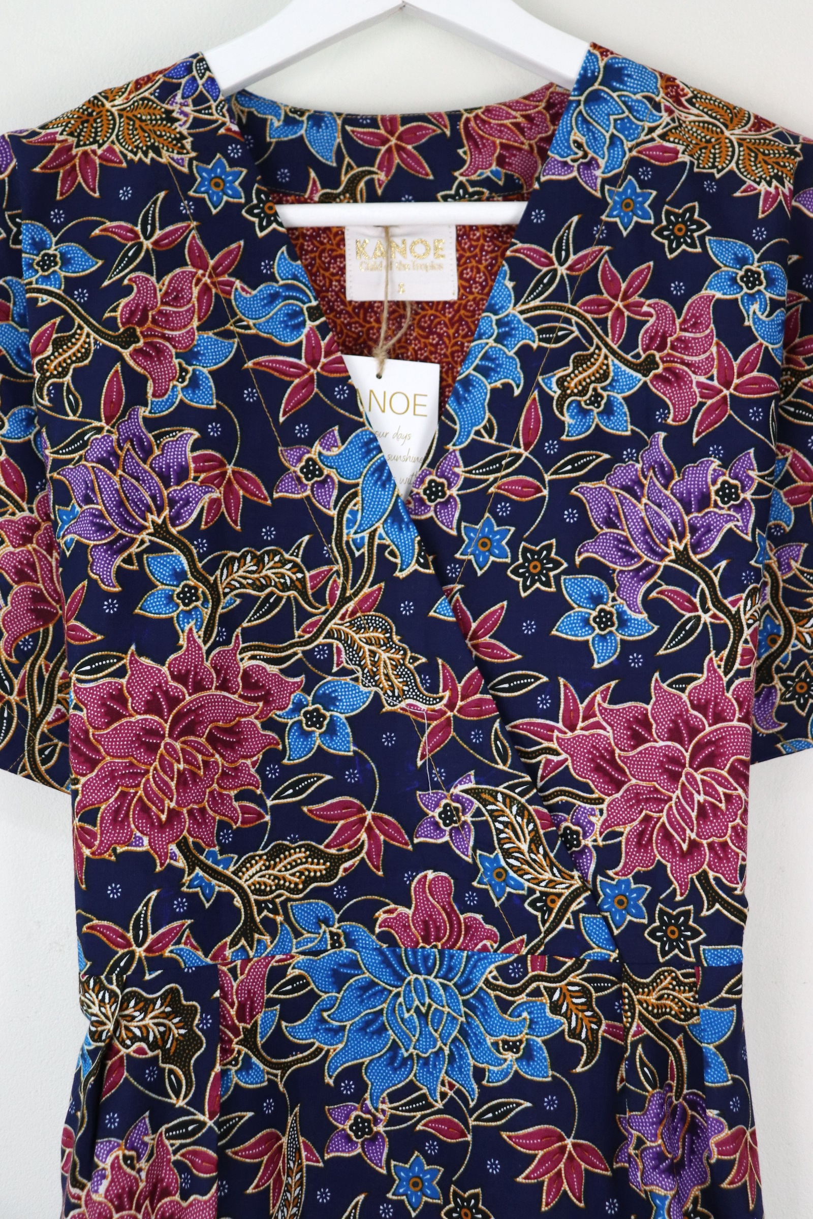 Kimono Wrap Dress - Delphinium