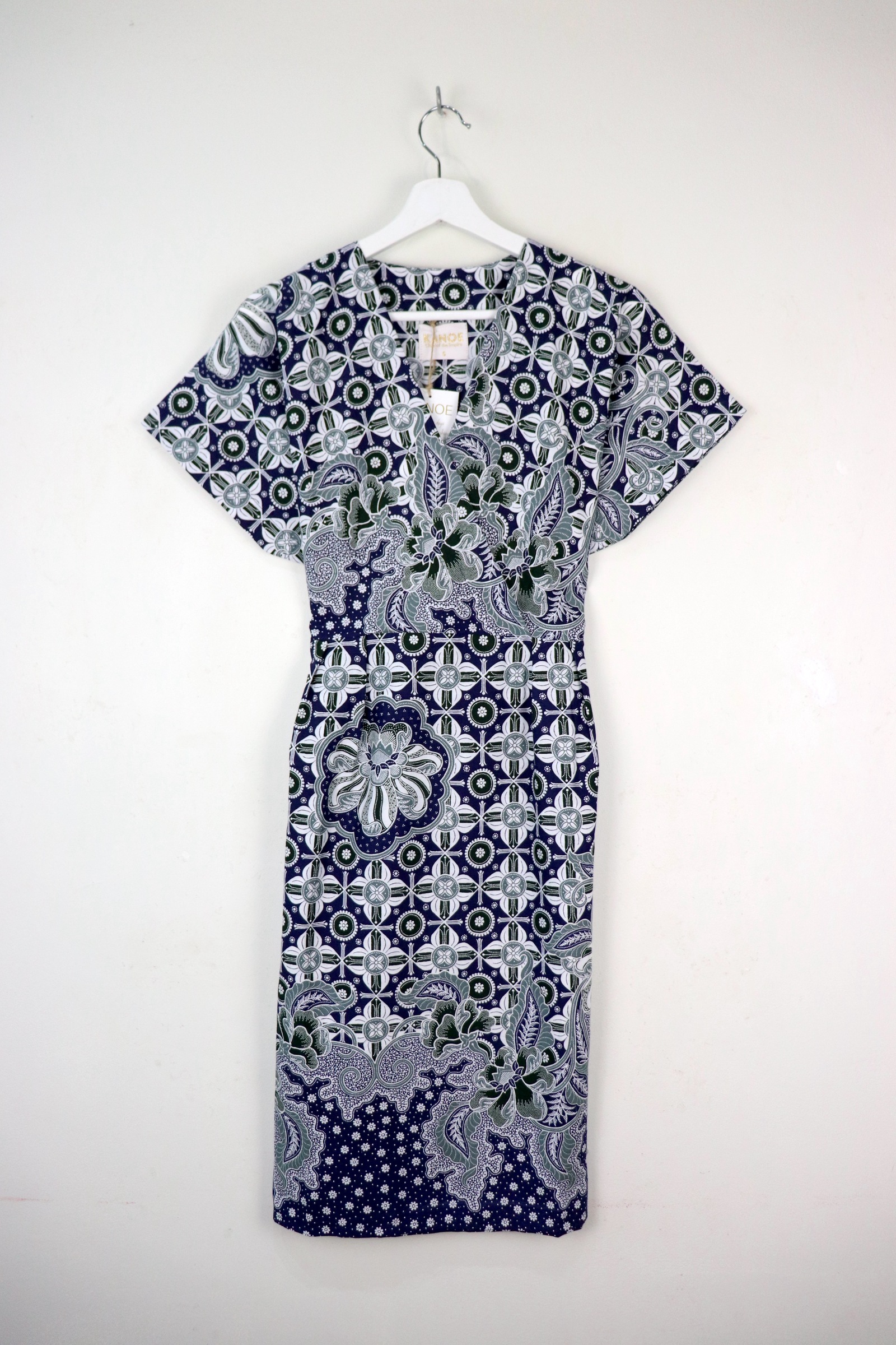 Kimono Wrap Dress - Gentian ( Blue )