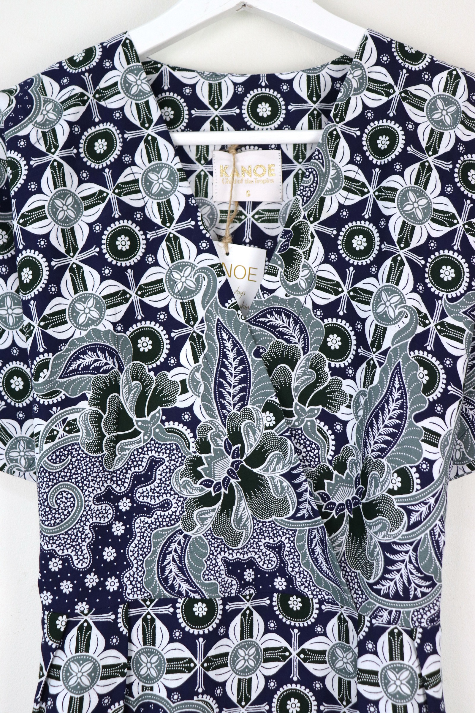 Kimono Wrap Dress - Gentian ( Blue )