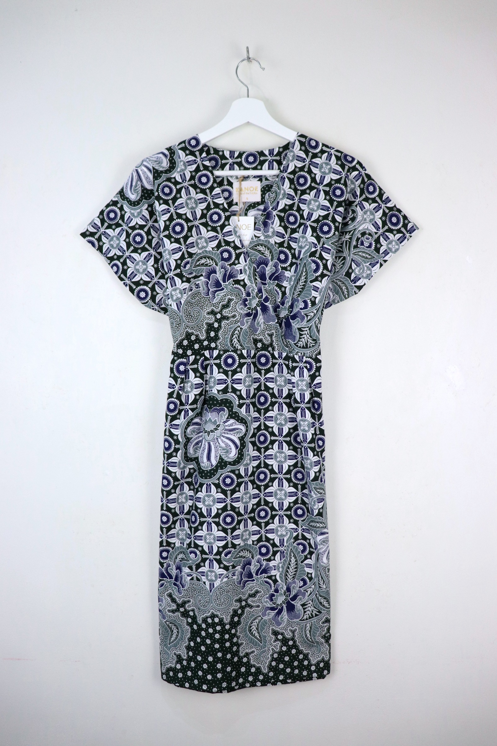 Kimono Wrap Dress - Myrtle ( Green )