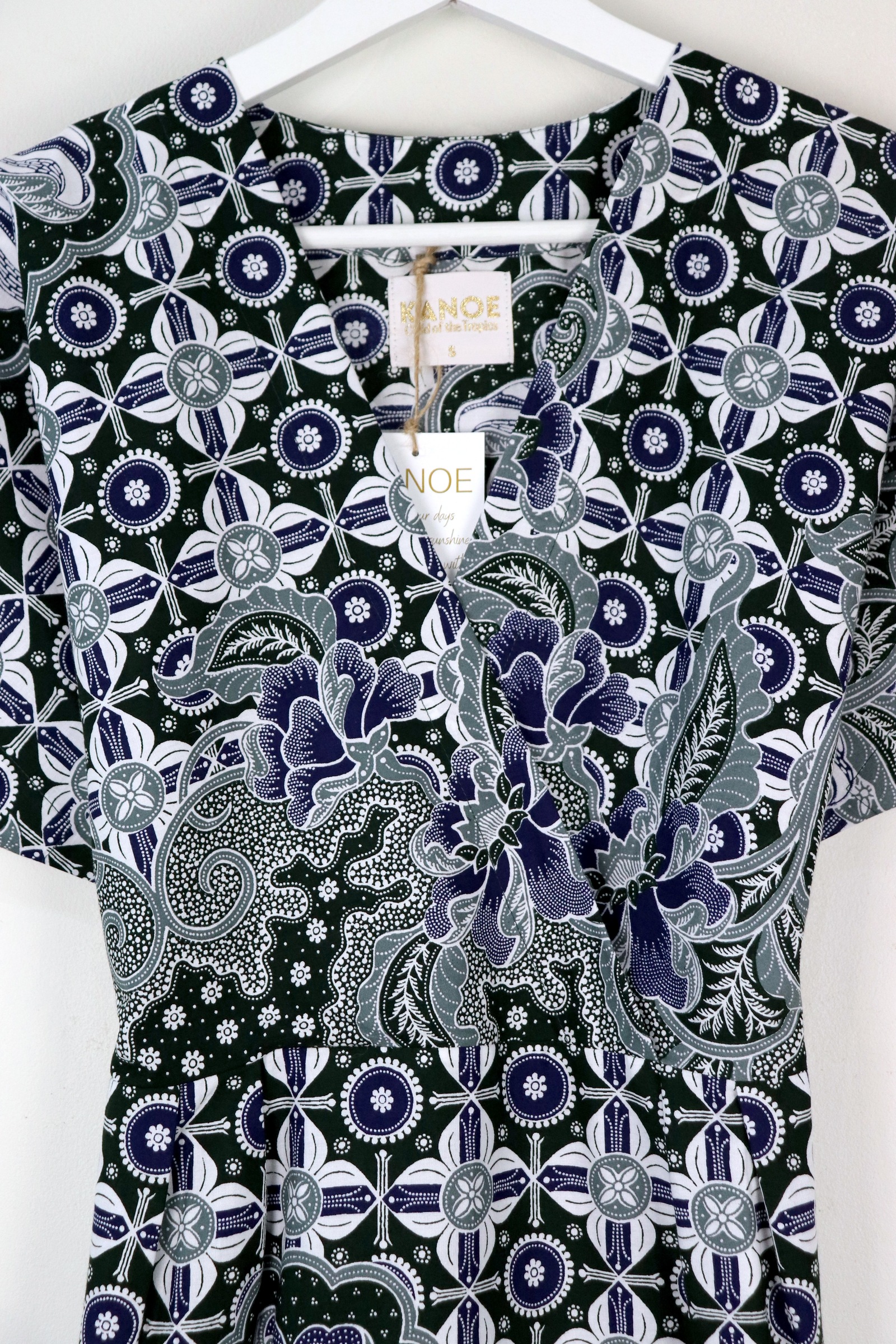 Kimono Wrap Dress - Myrtle ( Green )