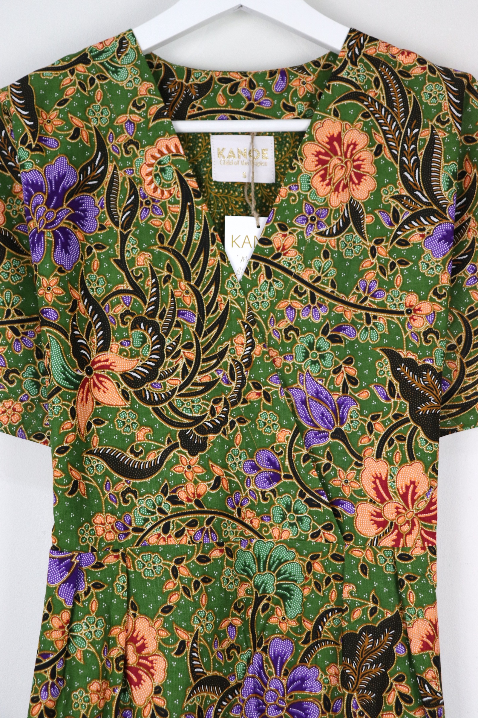 Kimono Wrap Dress - Eucalyptus