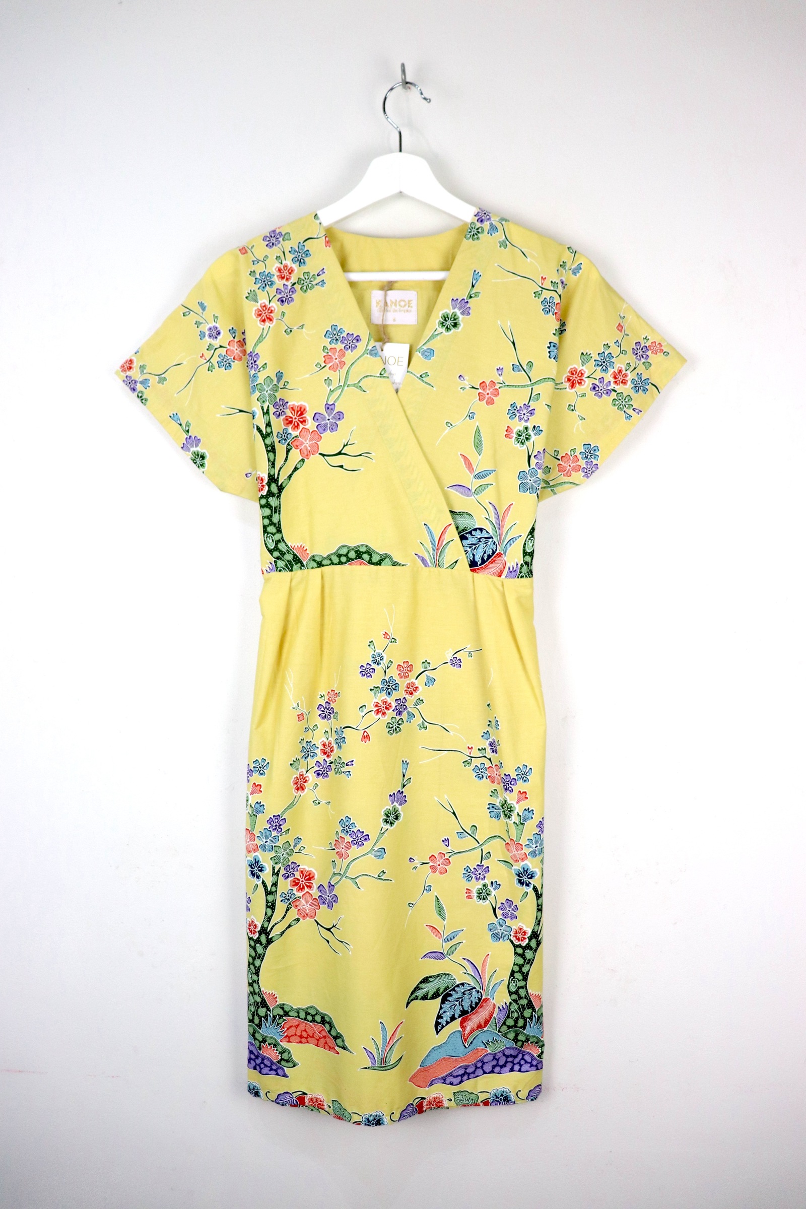 Kimono Wrap Dress - Daffodil