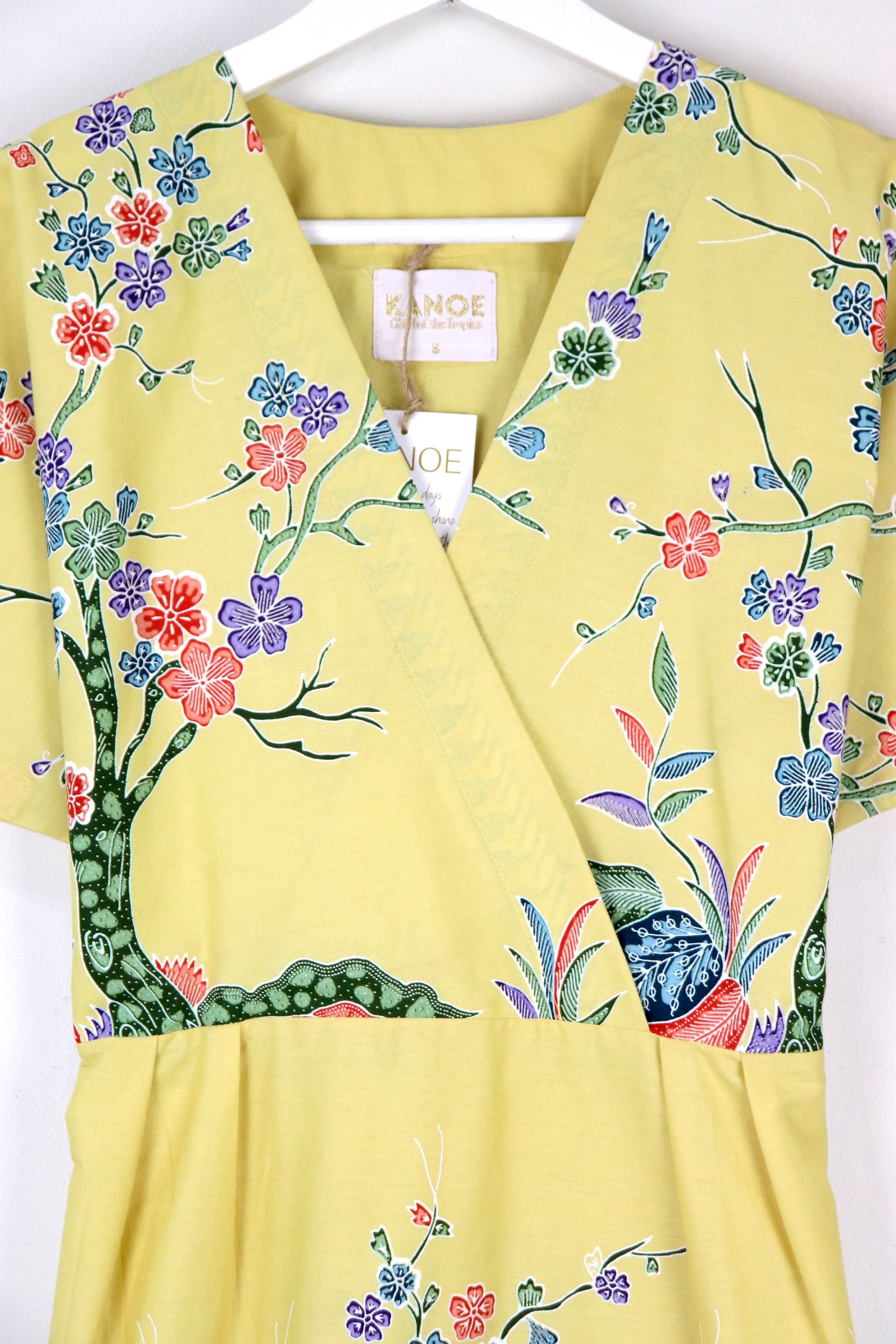 Kimono Wrap Dress - Daffodil