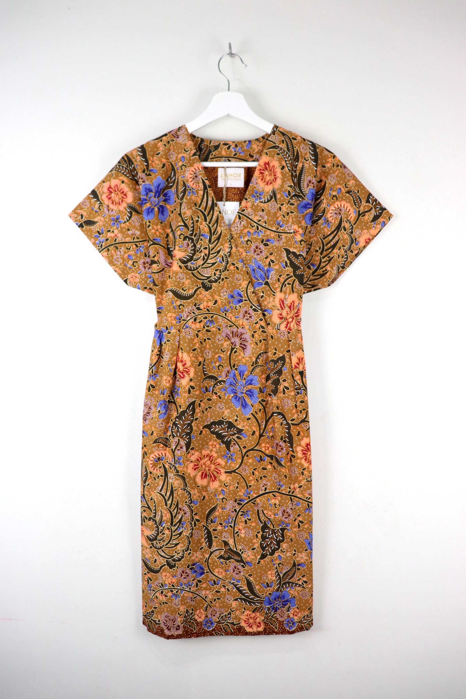Kimono Wrap Dress - Nasturtium