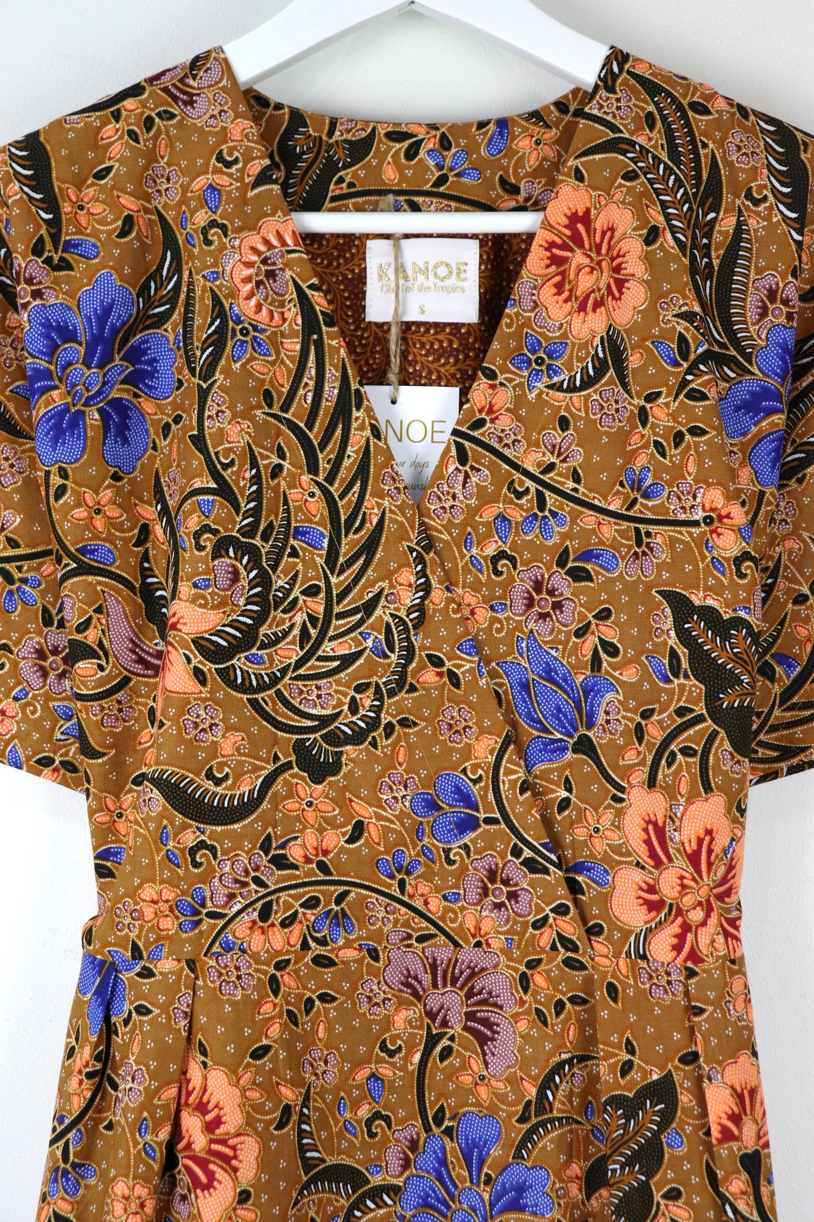Kimono Wrap Dress - Nasturtium