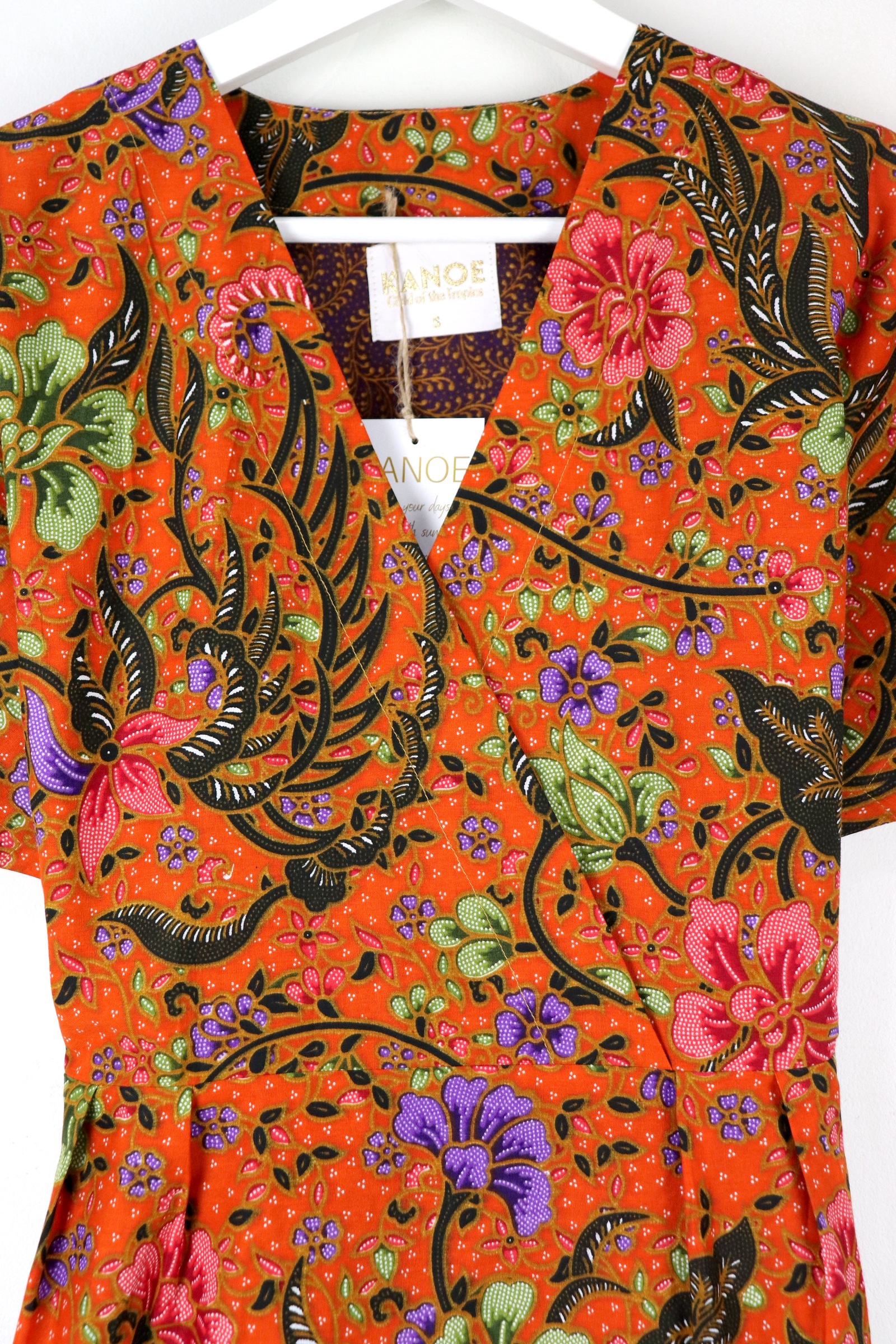 Kimono Wrap Dress - Celosia