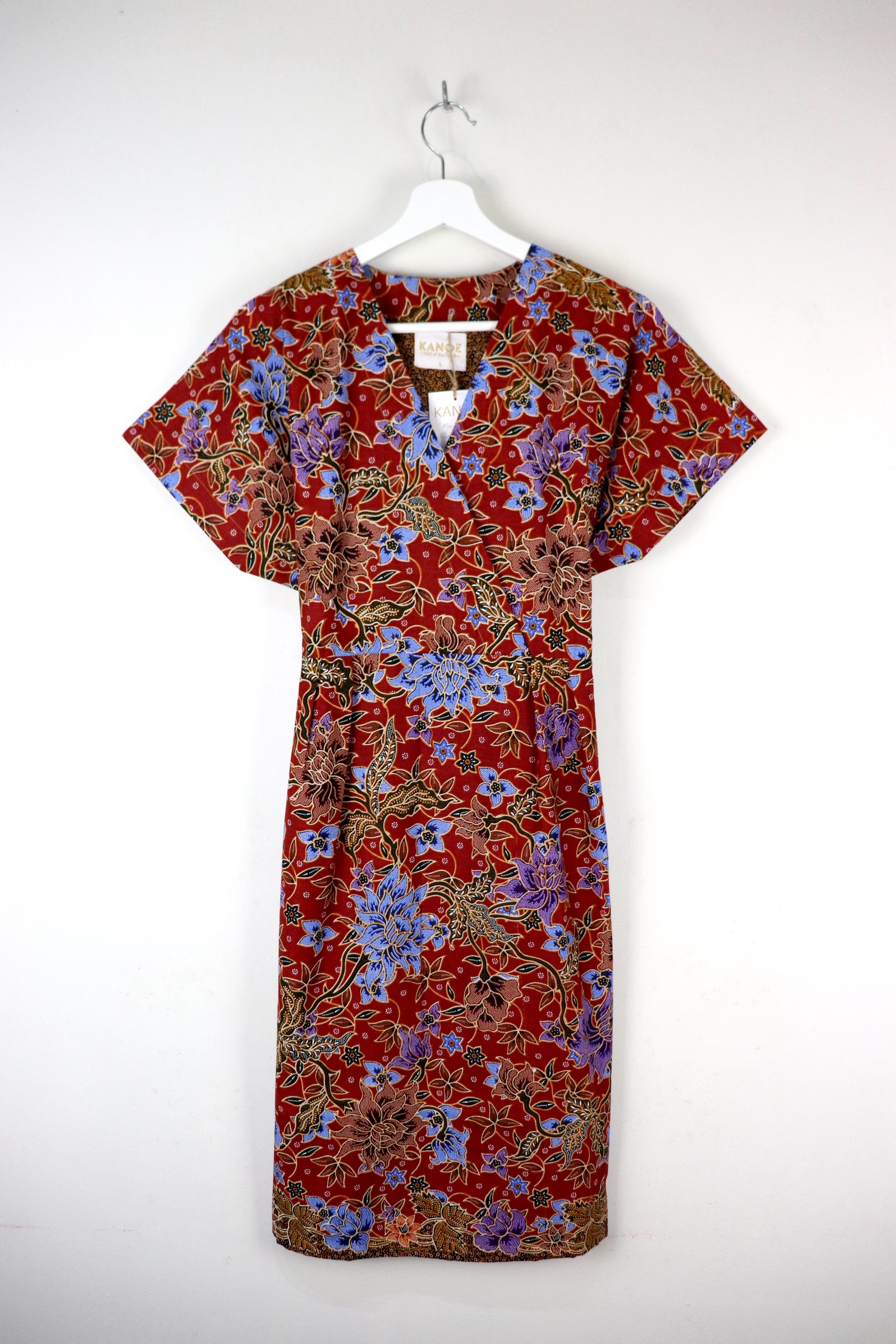 Kimono Wrap Dress - Amaryllis [ Smaller Freesize ]