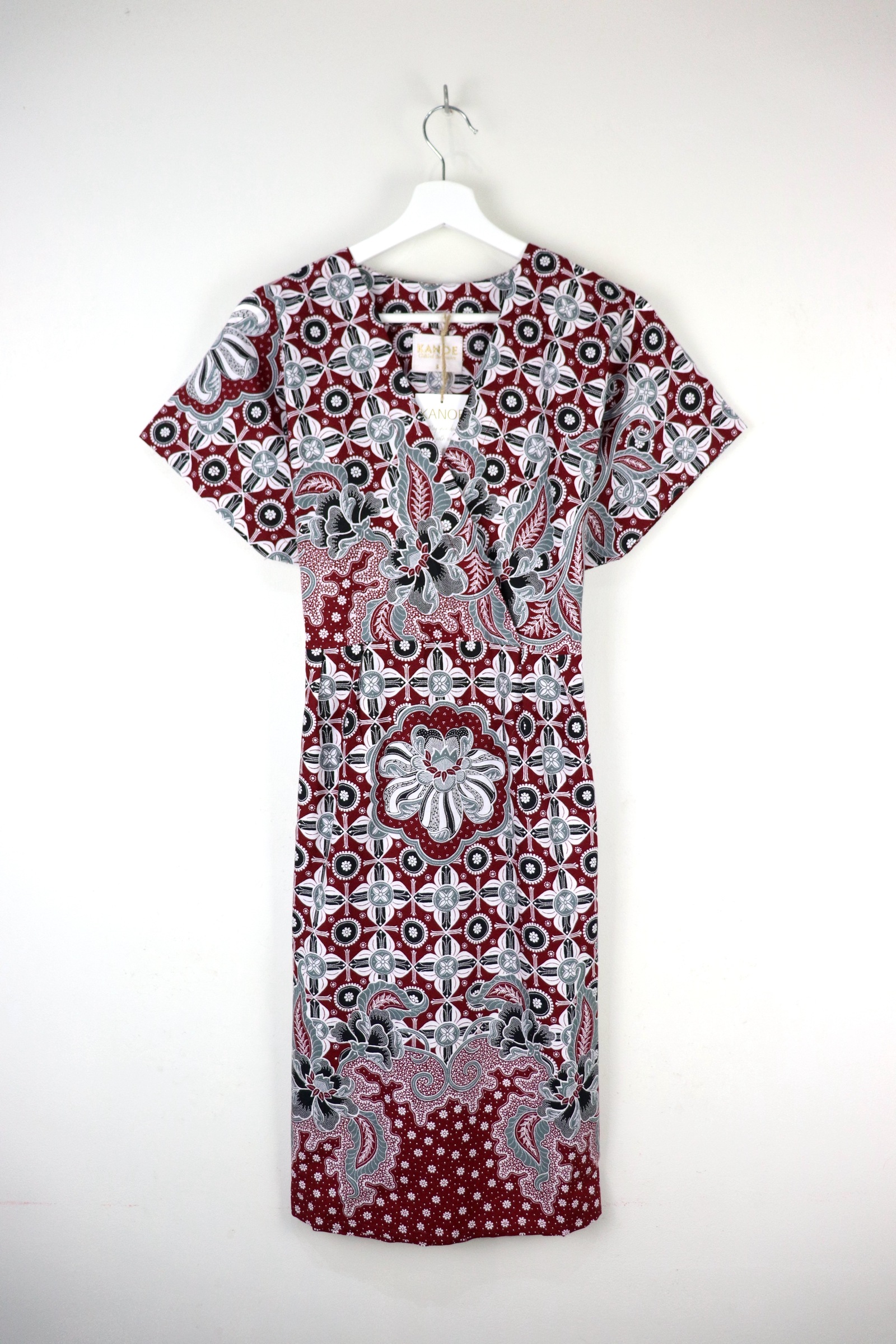 Kimono Wrap Dress - Poppy ( Red )