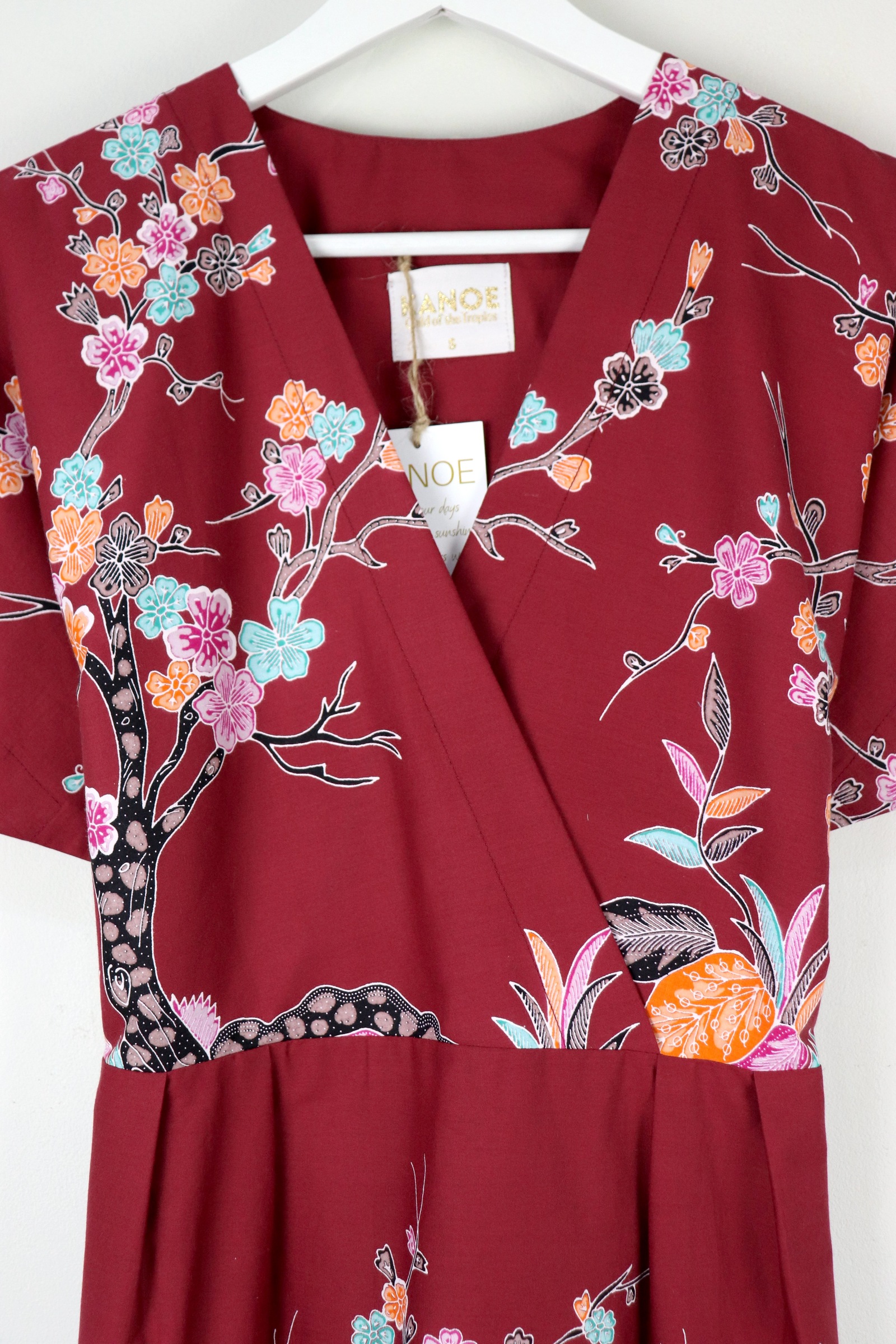 Kimono Wrap Dress - Columbine
