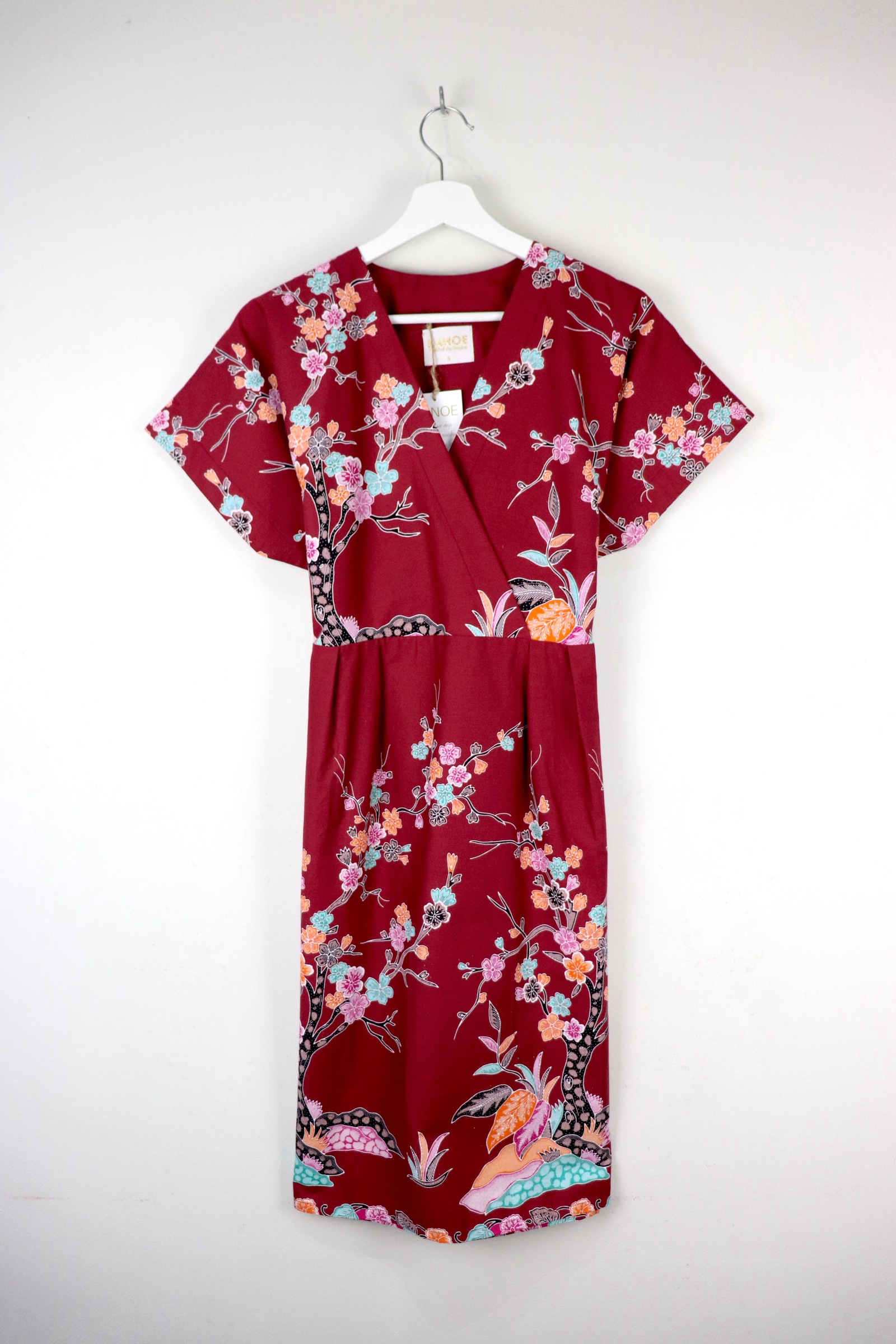 Kimono Wrap Dress - Columbine