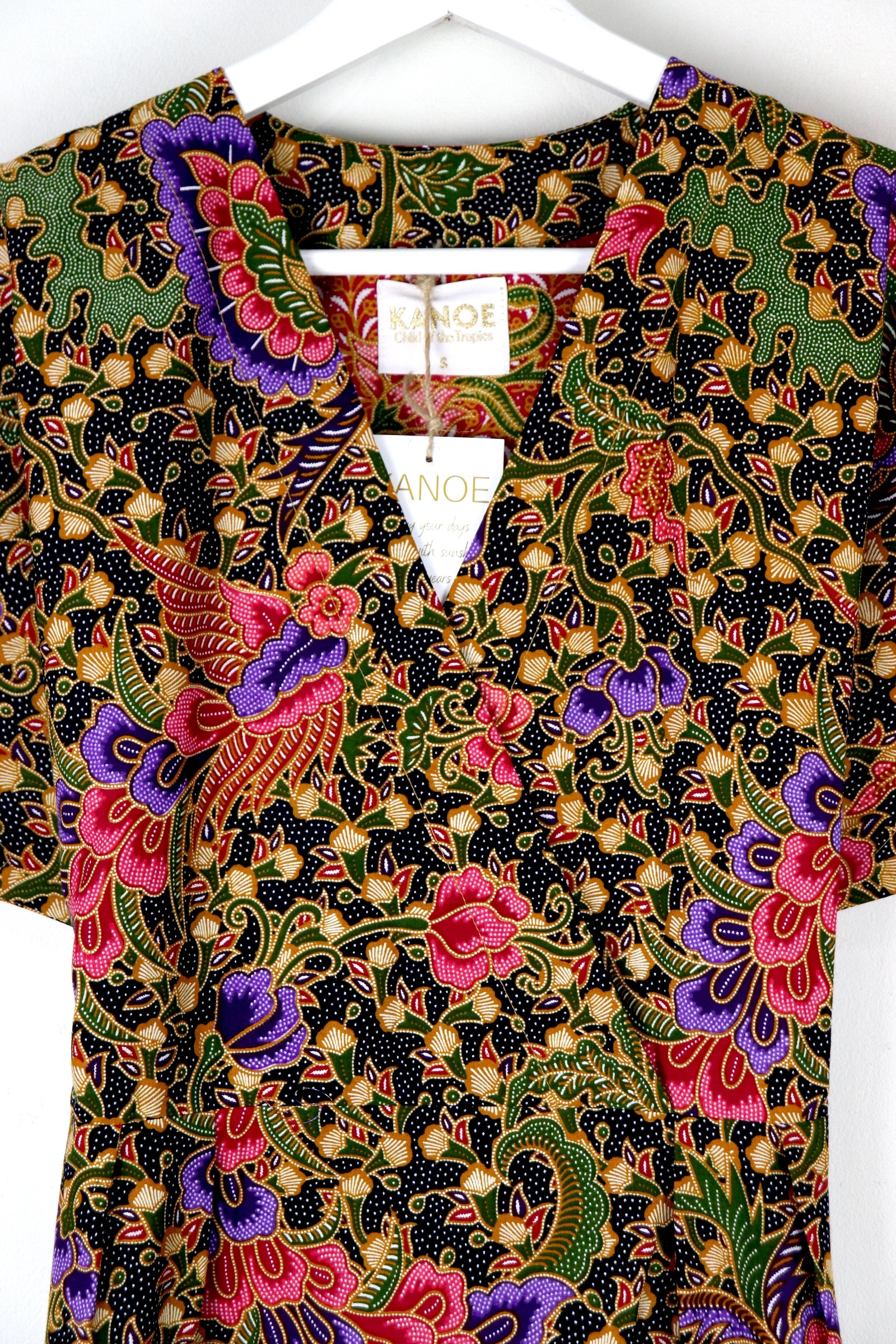 Kimono Wrap Dress - Pansy