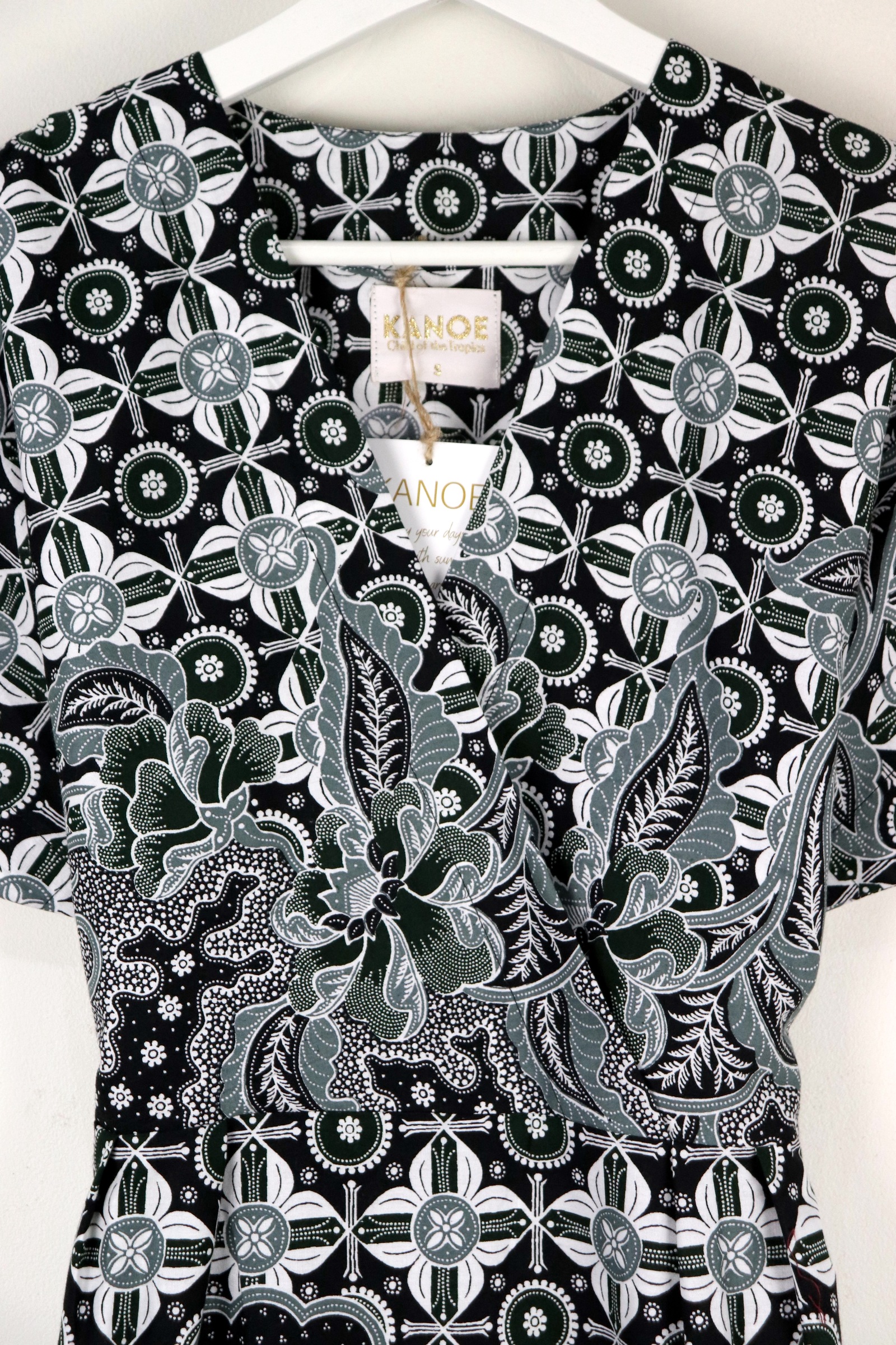 Kimono Wrap Dress - Iris ( Black )