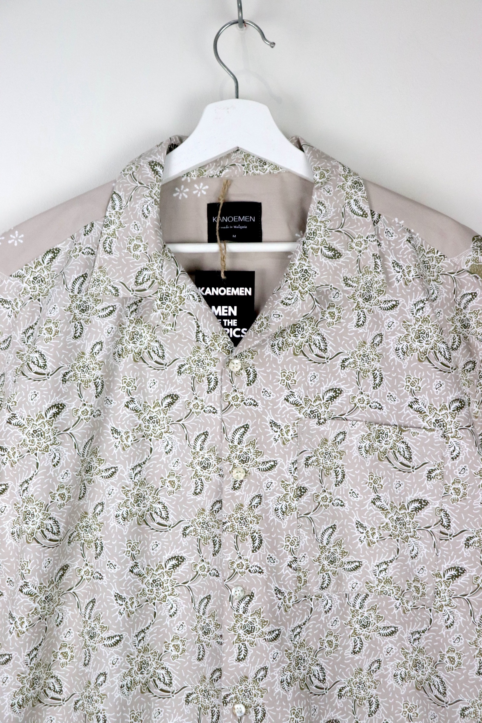 KANOEMEN Open Collar Batik Shirt - Rockie  [ M ]