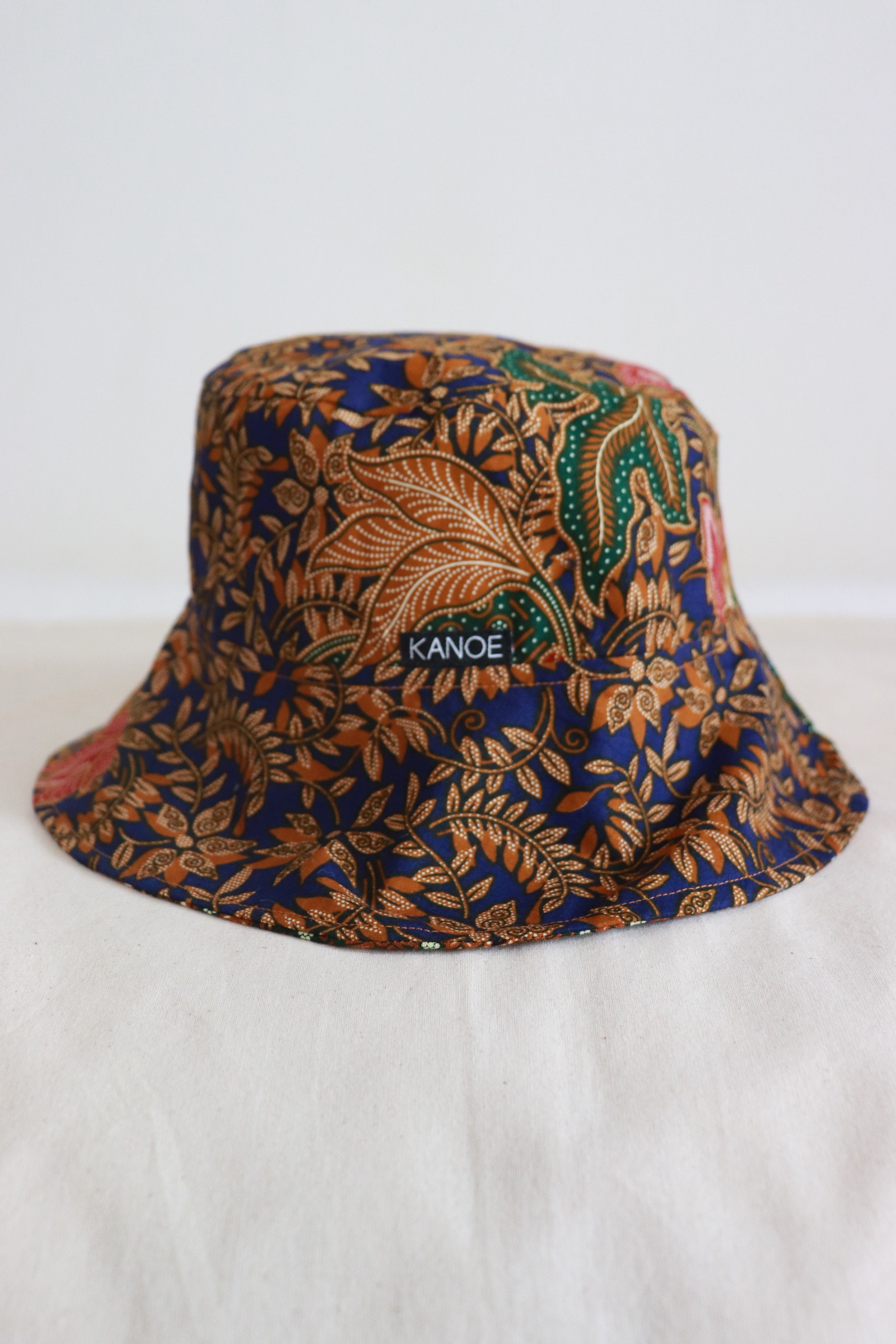 Reversible Batik Bucket Hat  - Echo [Wide Brim]