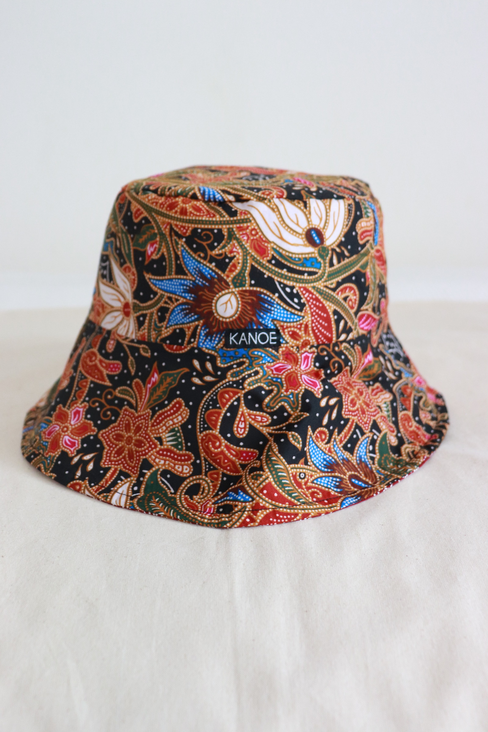 Reversible Batik Bucket Hat  - Atlas [Wide Brim]