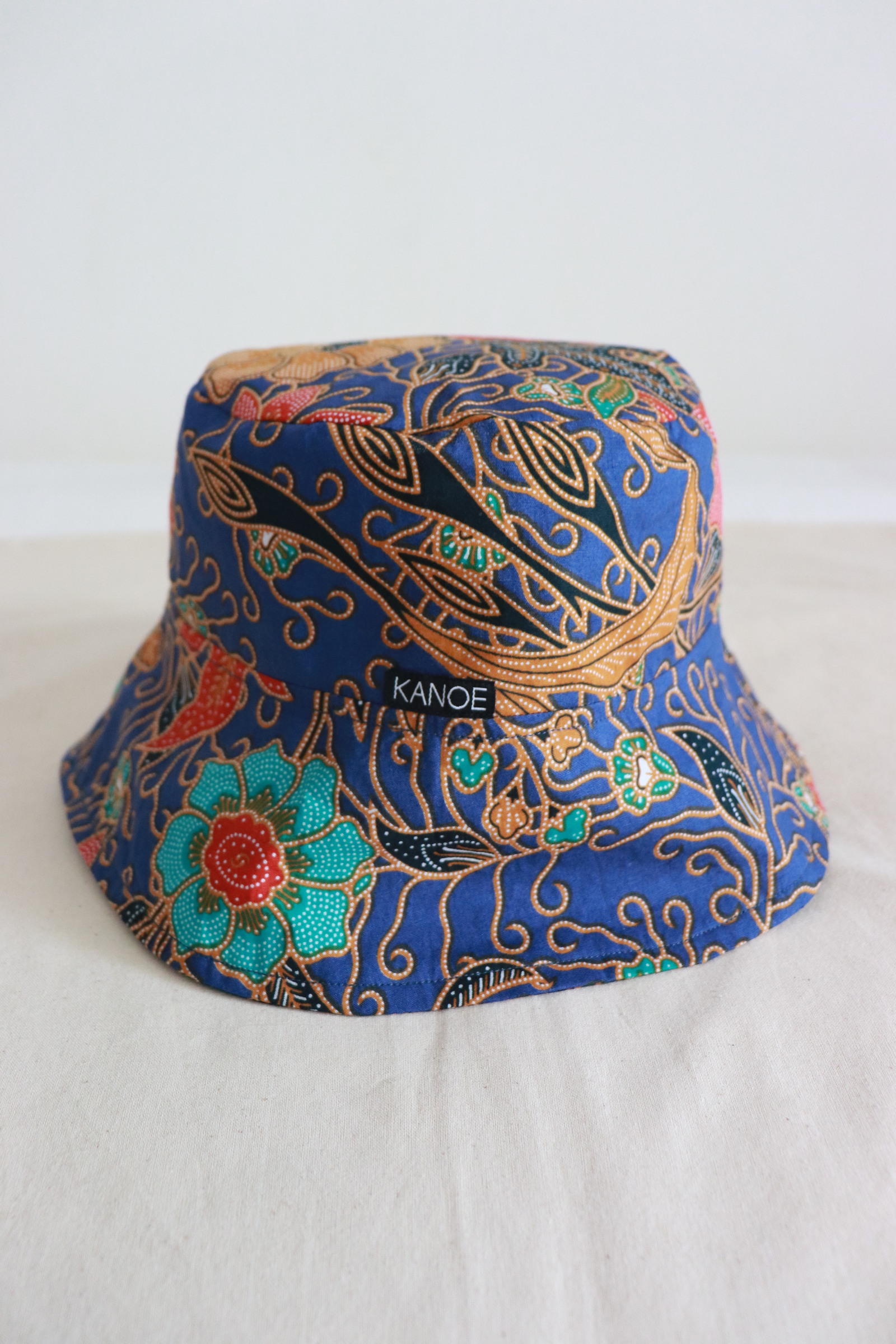 Reversible Batik Bucket Hat  - Astrid [Wide Brim]