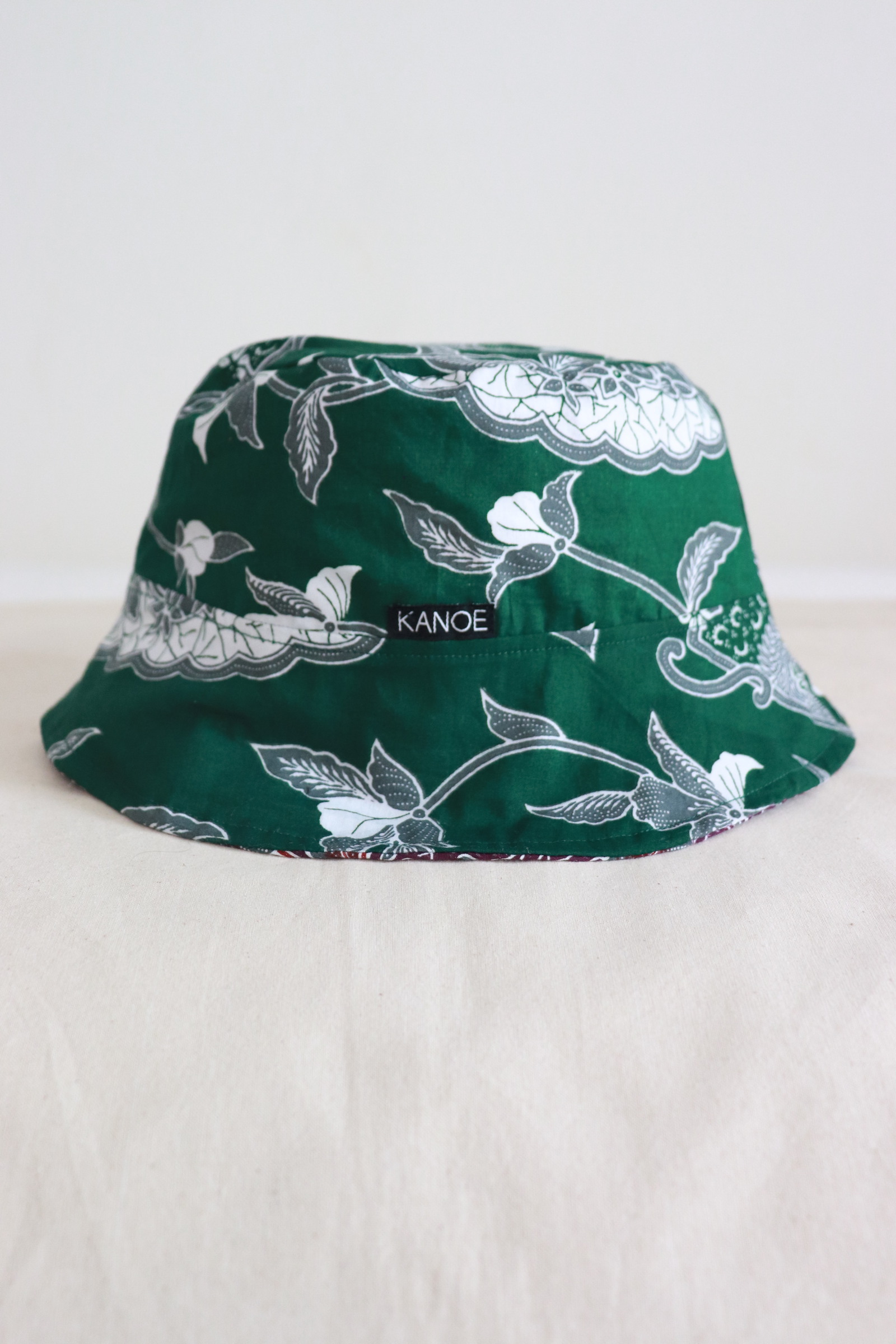 Reversible Batik Bucket Hat - Avalon [Short Brim]