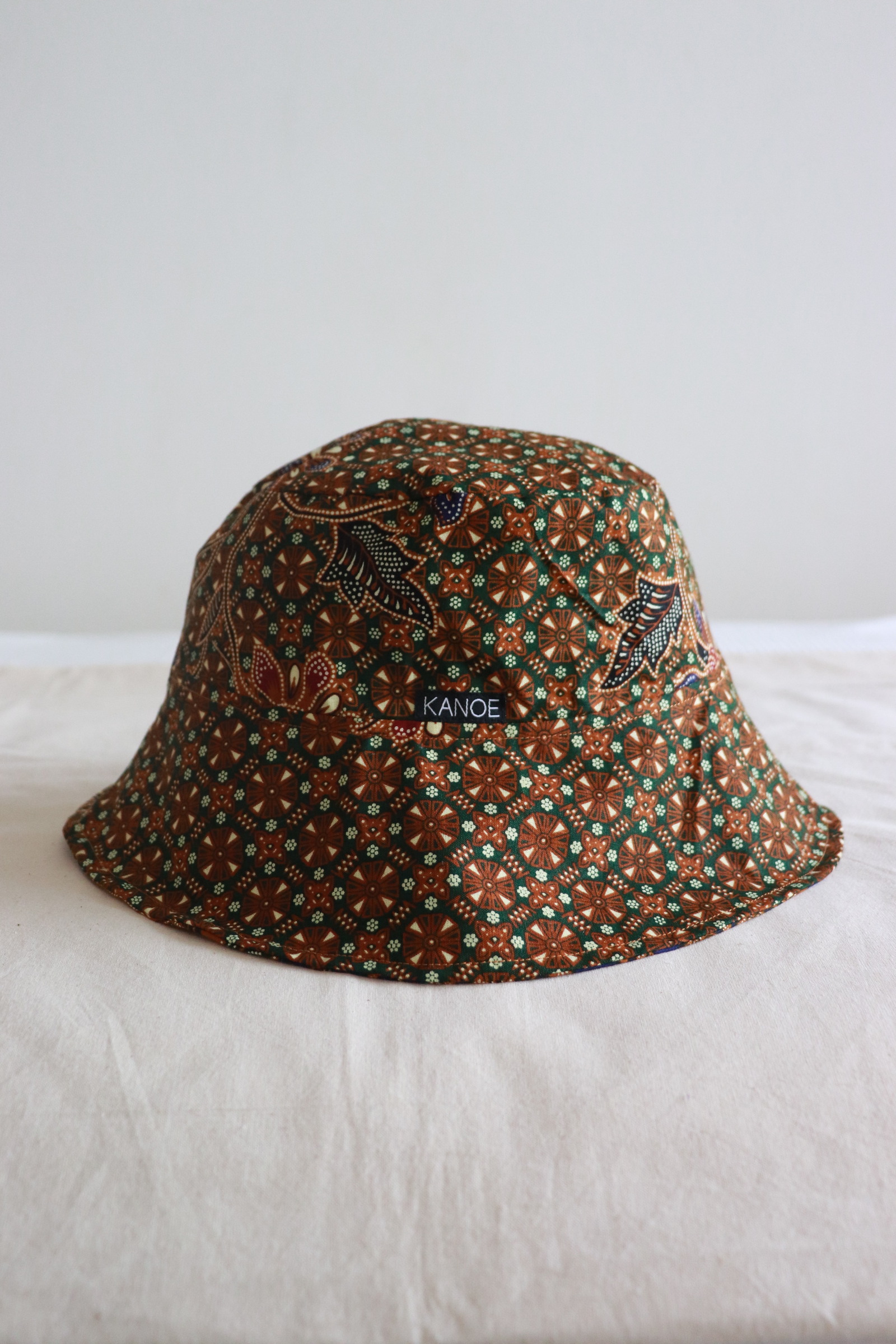 Reversible Batik Bucket Hat - Zenith [Short Brim]