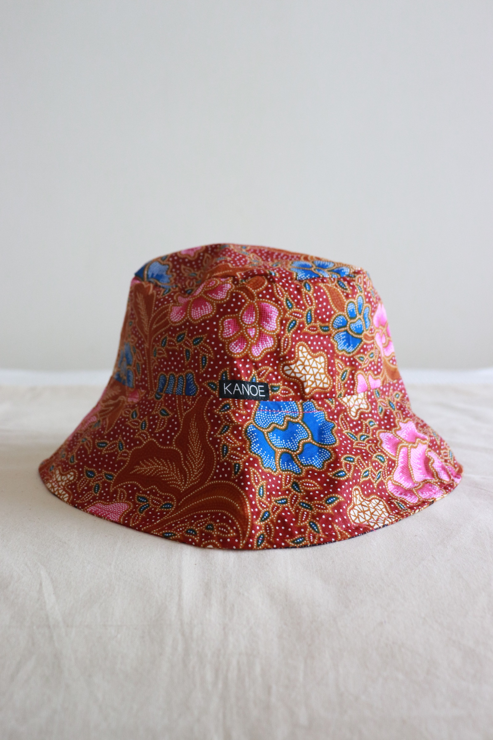 Reversible Batik Bucket Hat  - Mira [Wide Brim]