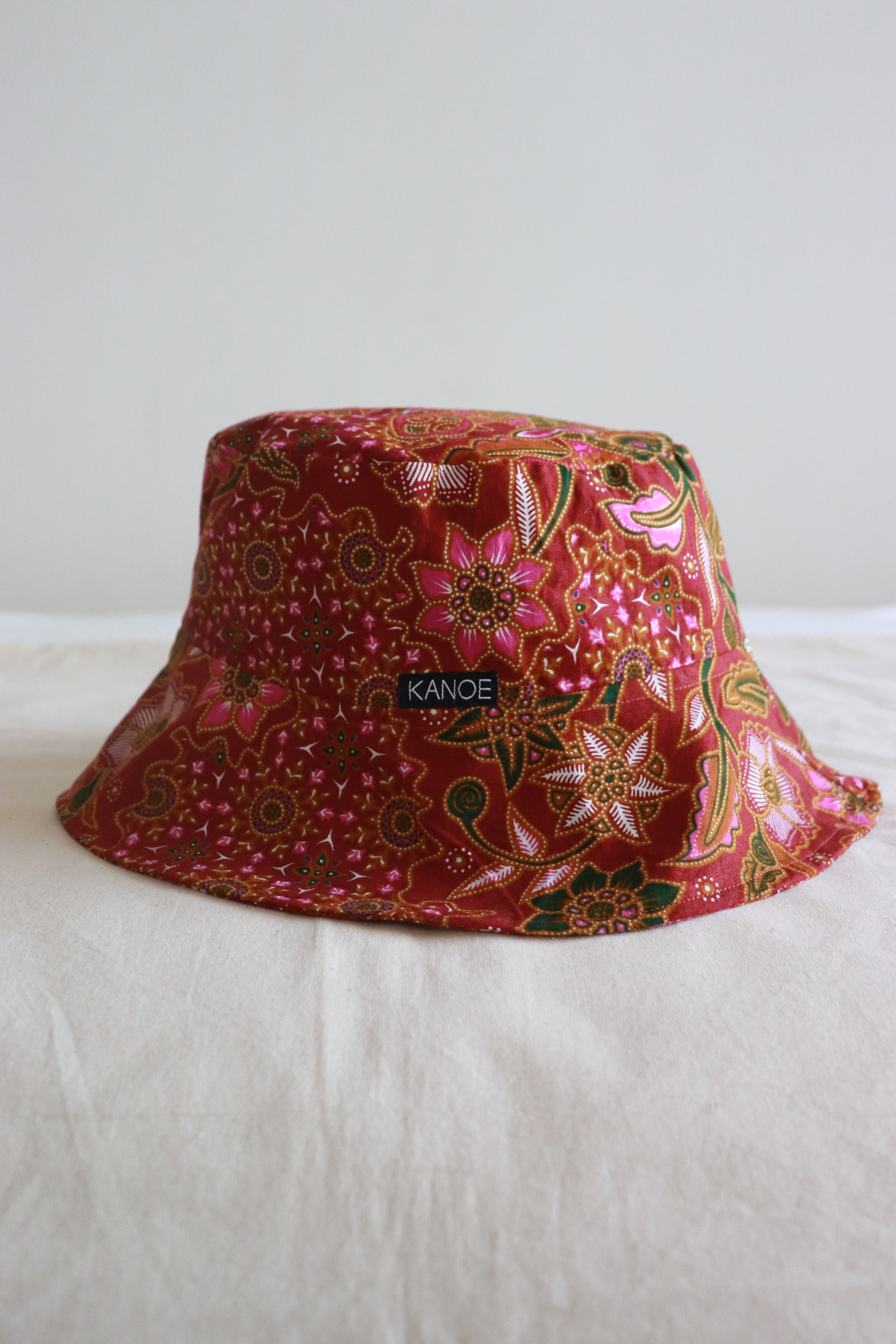 Reversible Batik Bucket Hat  - Marlow [Wide Brim]