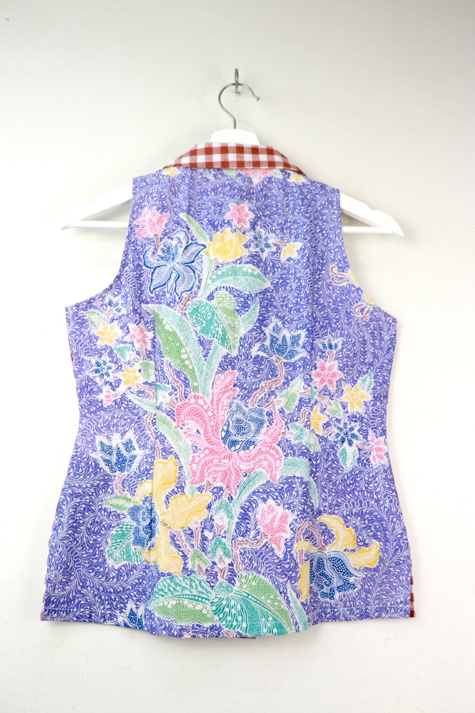 The Classic Gingham Batik Top - Bonnie [ S ]