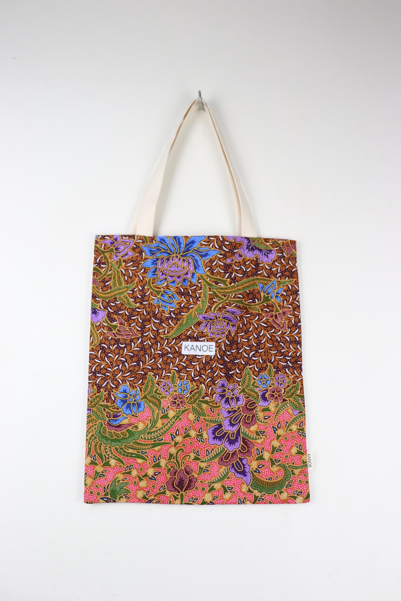 Batik Tote Bag - Mid Flora