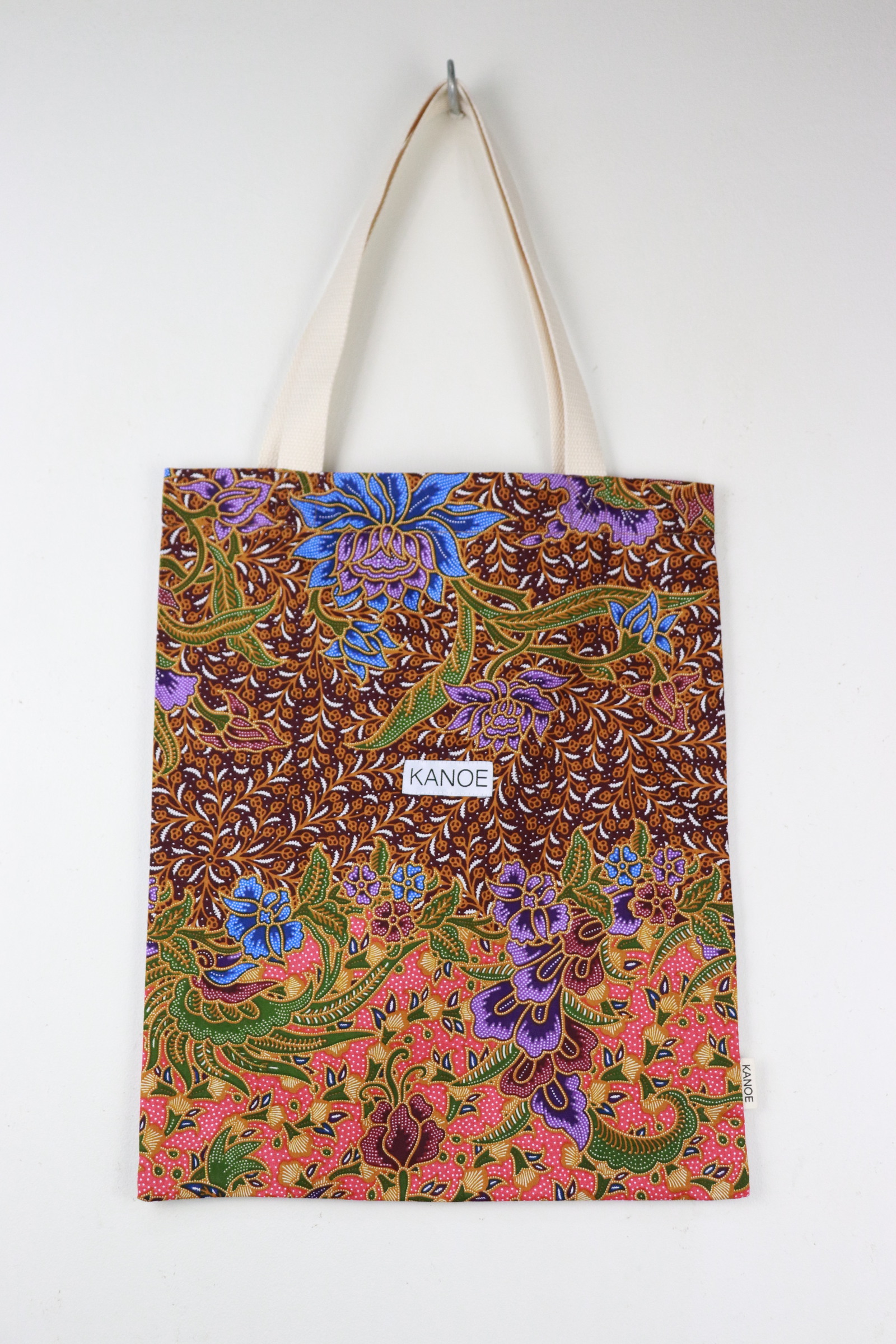 Batik Tote Bag - Mid Flora