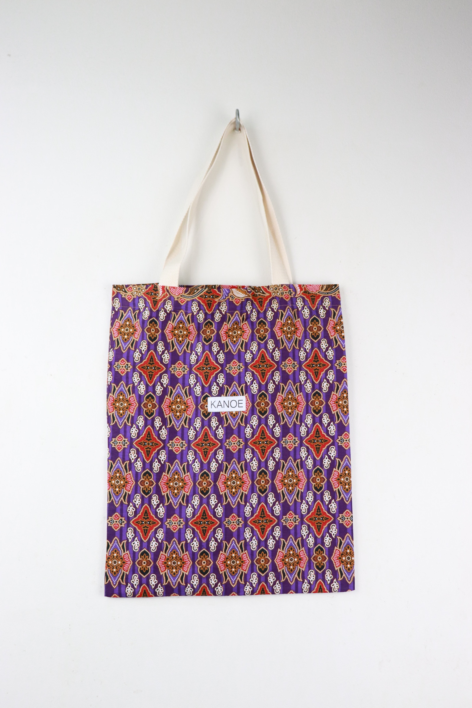 Batik Tote Bag - Mid Mauve