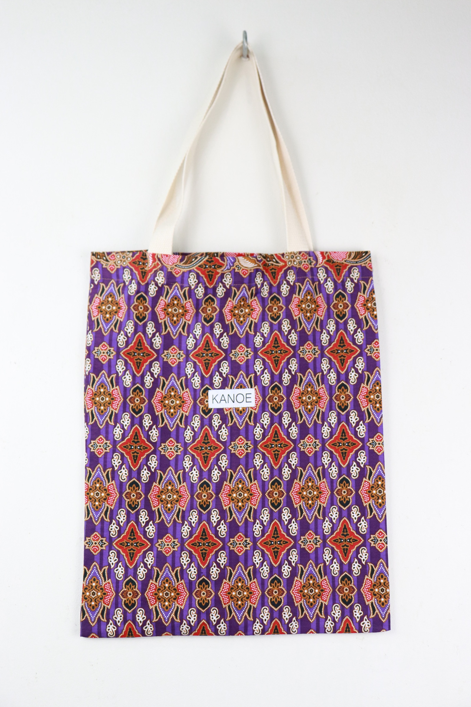Batik Tote Bag - Mid Mauve