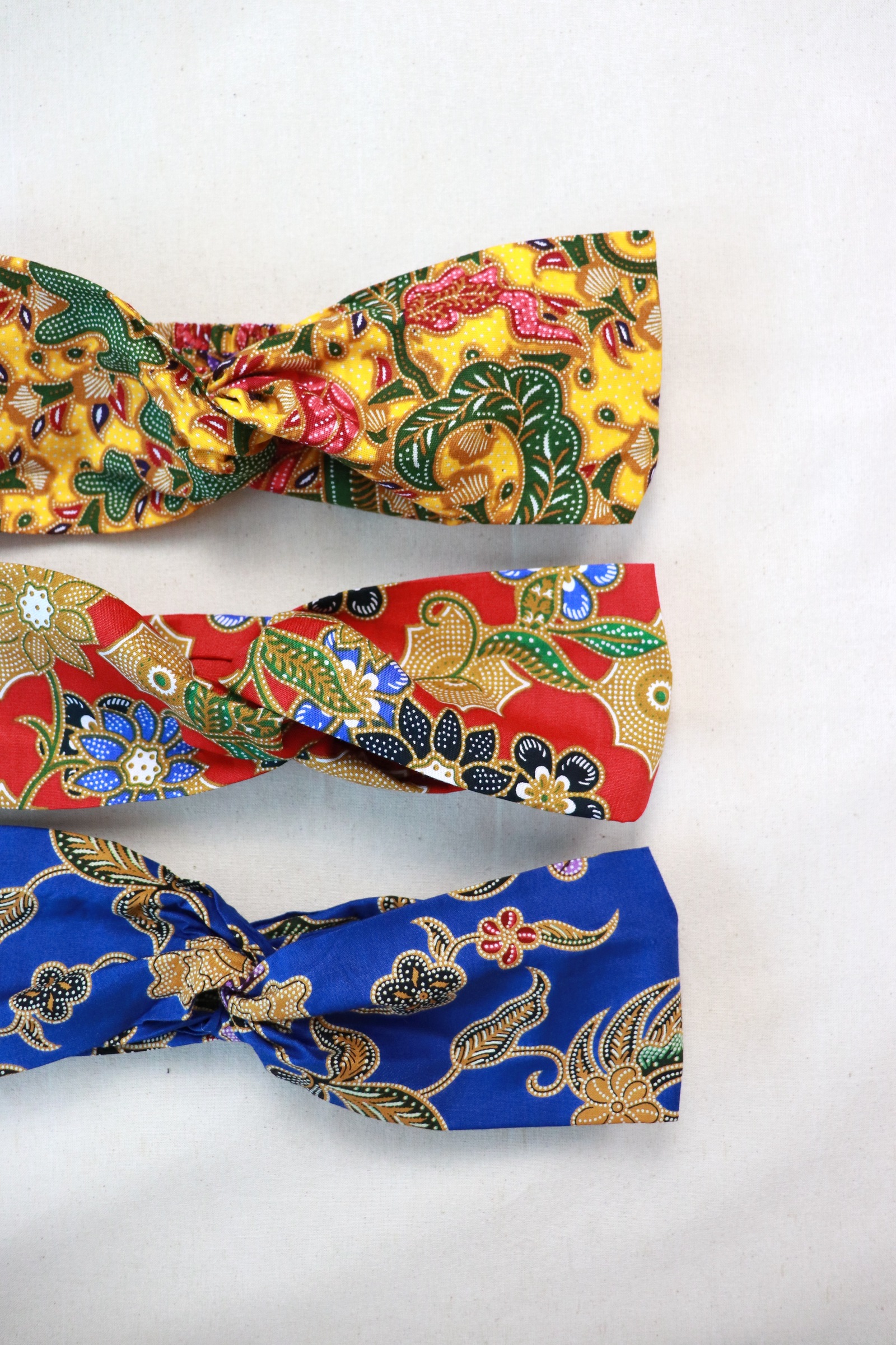 Crossover Batik Headbands [Set of 3] - Hailey