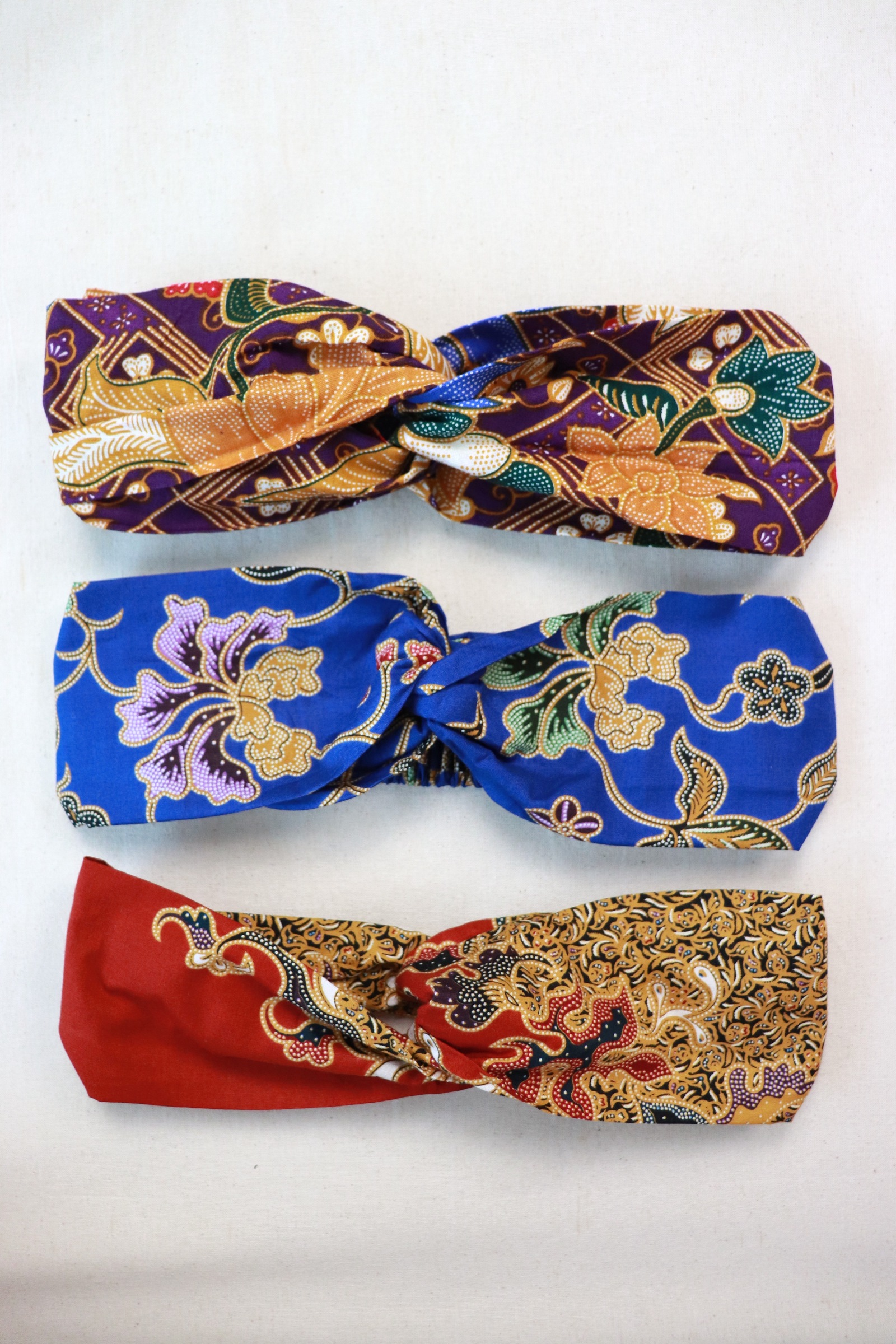 Crossover Batik Headbands [Set of 3] - Ailee