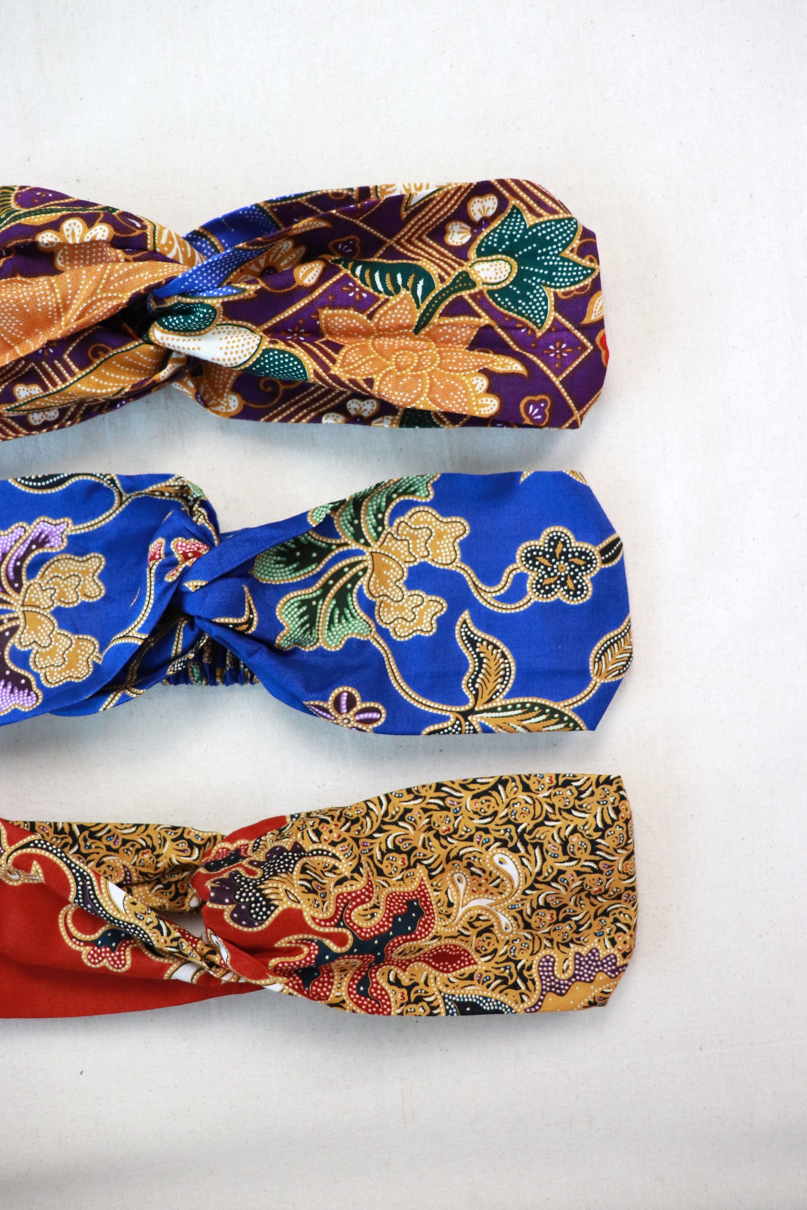Crossover Batik Headbands [Set of 3] - Ailee