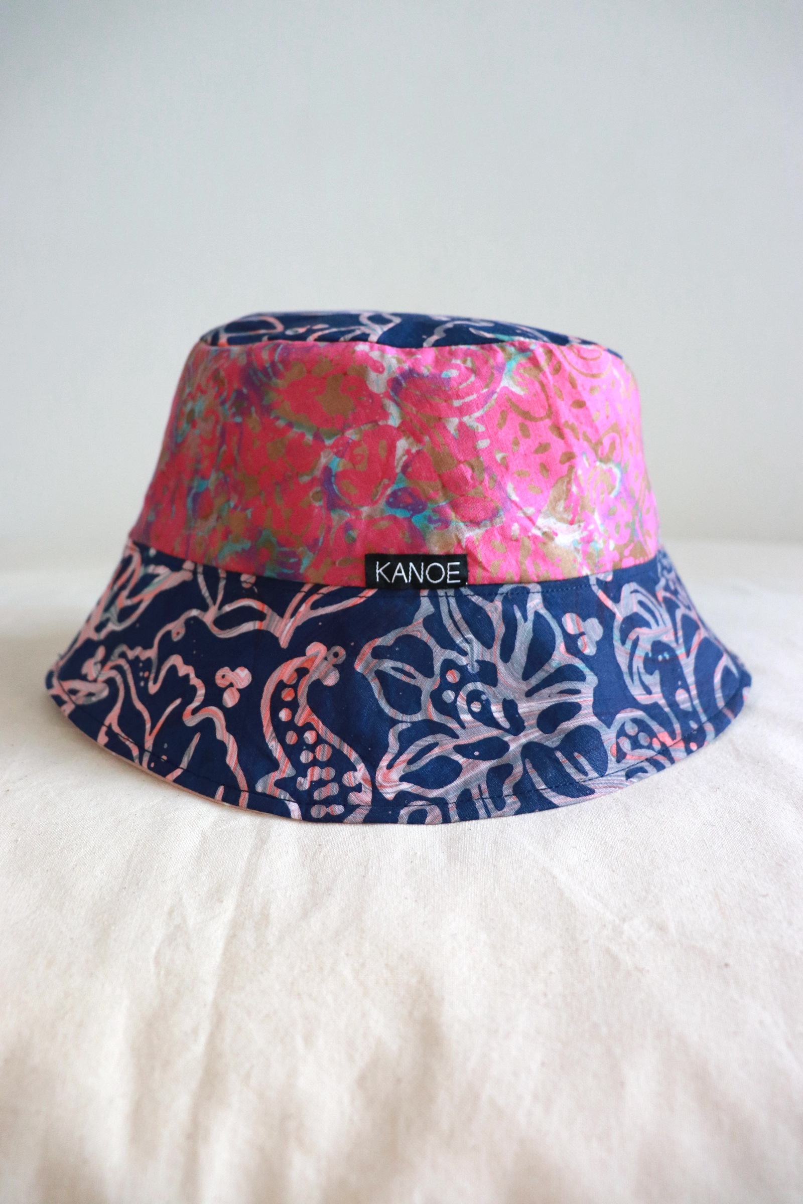 Patchwork Batik Bucket Hat Short Brim - Florence [ Handmade ]