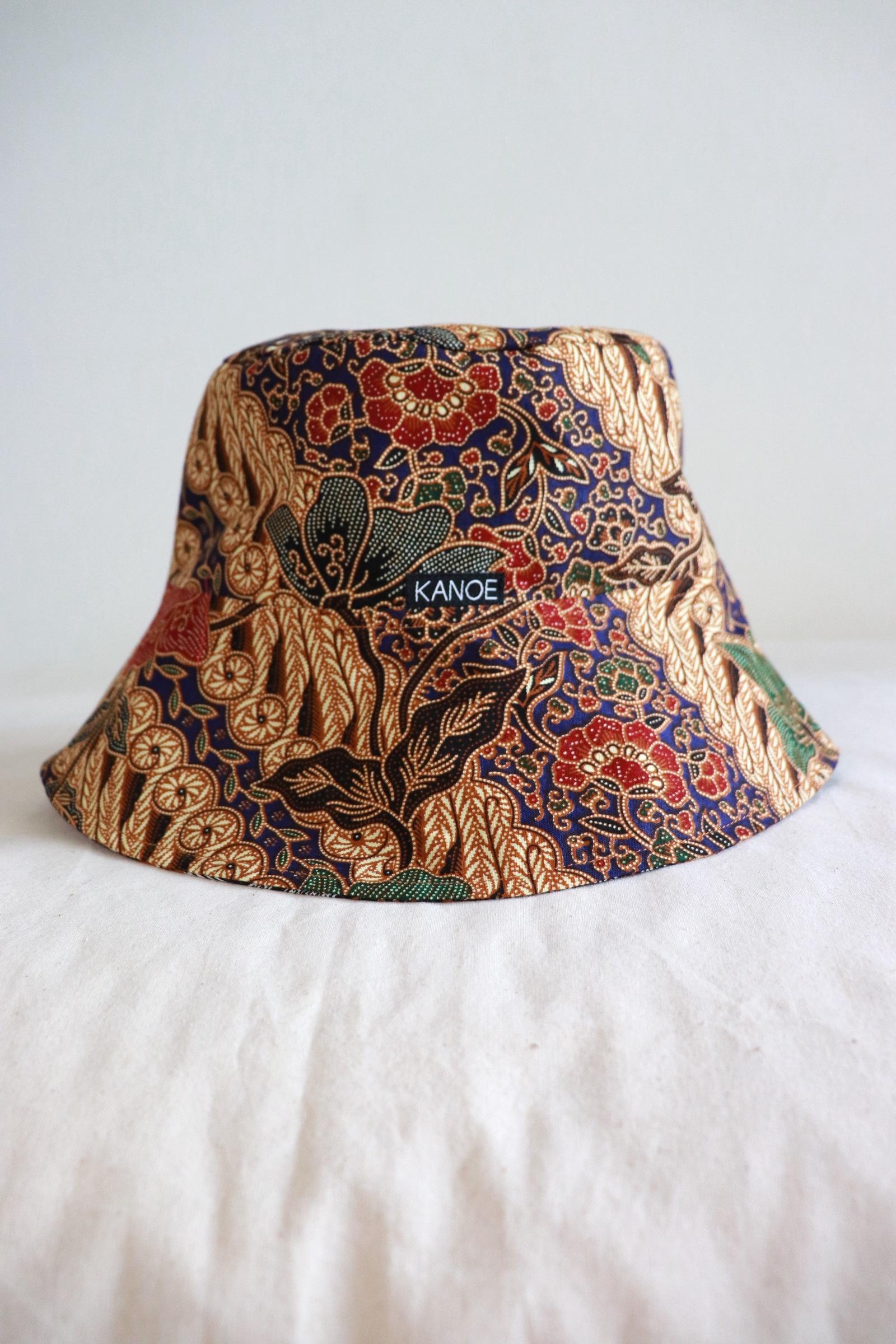 Reversible Batik Bucket Hat  - Juno [ Wide Brim ]