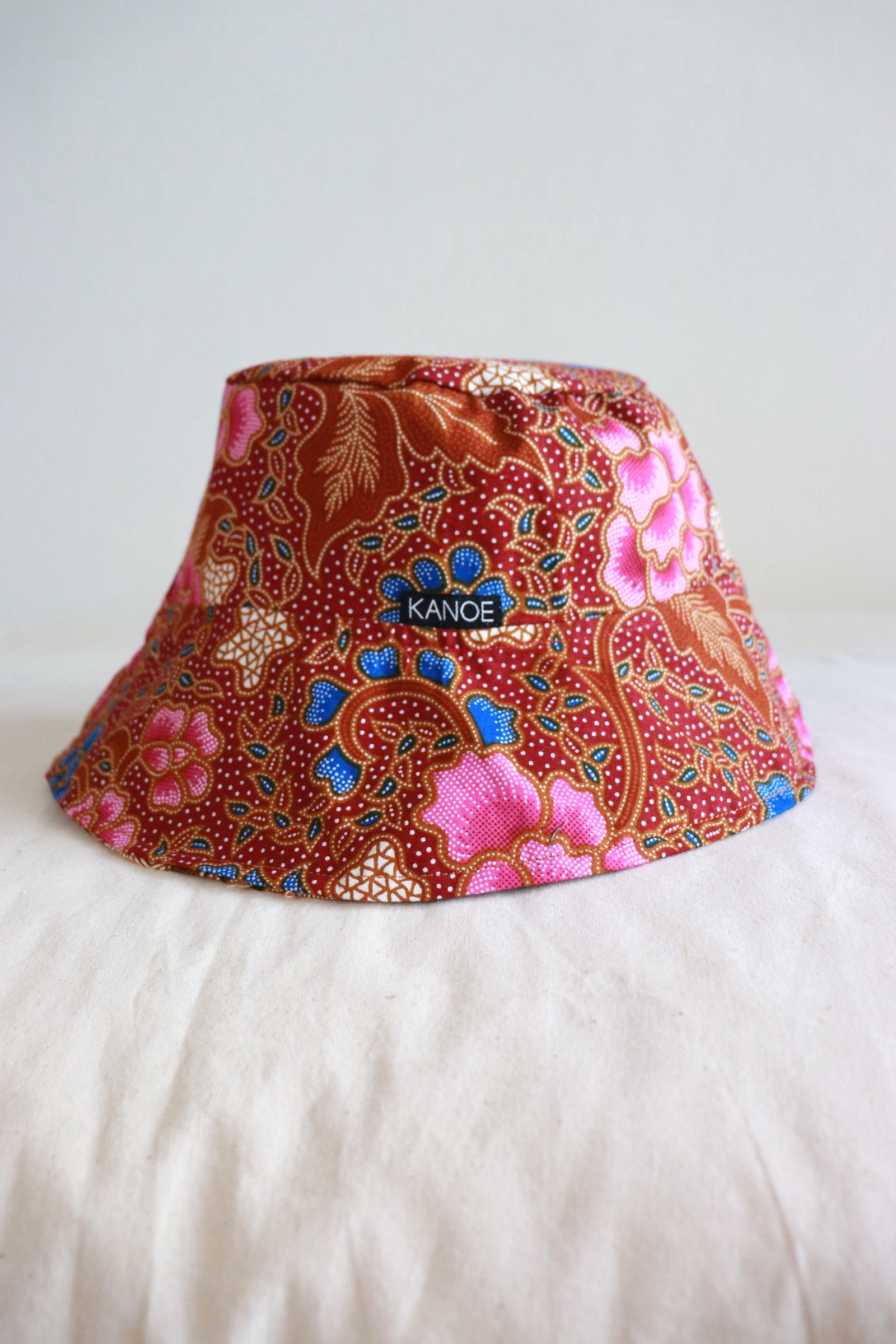 Reversible Batik Bucket Hat  - Lexi [ Wide Brim ]