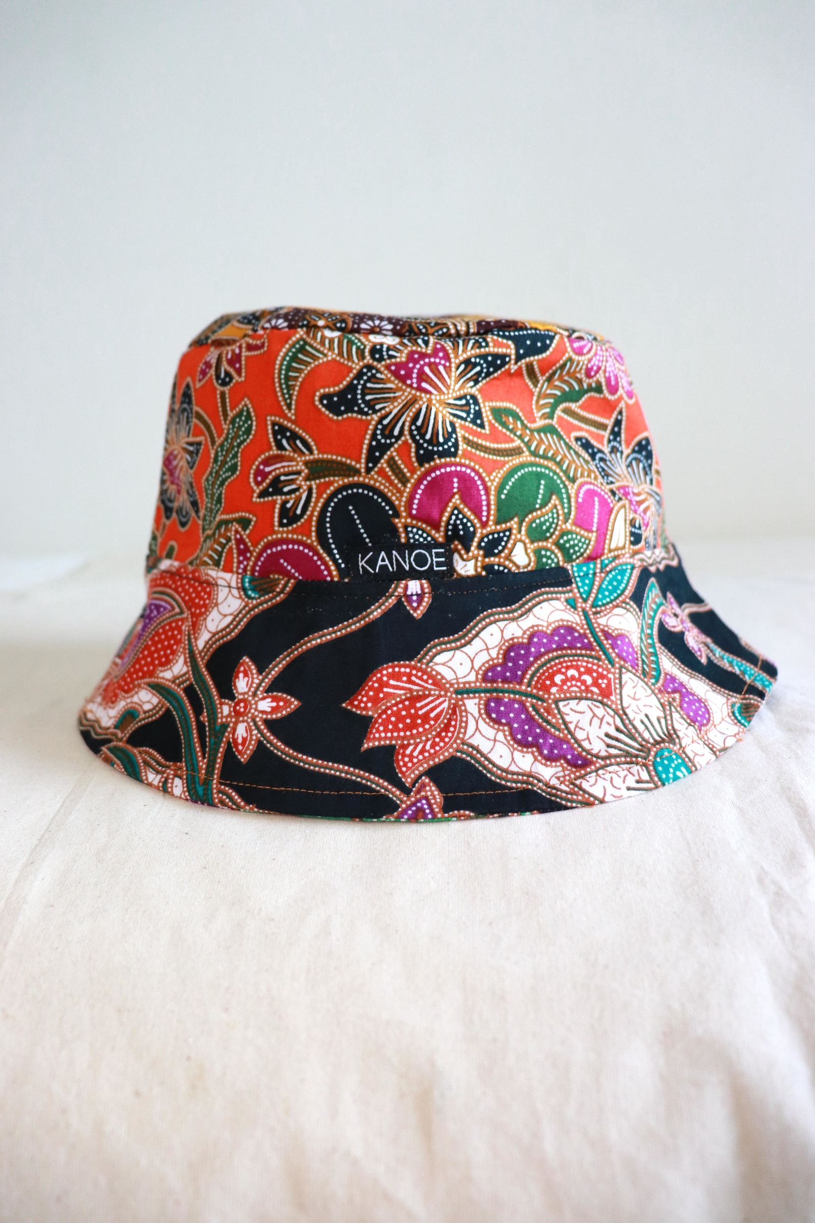 Patchwork Batik Bucket Hat Short Brim - Riley